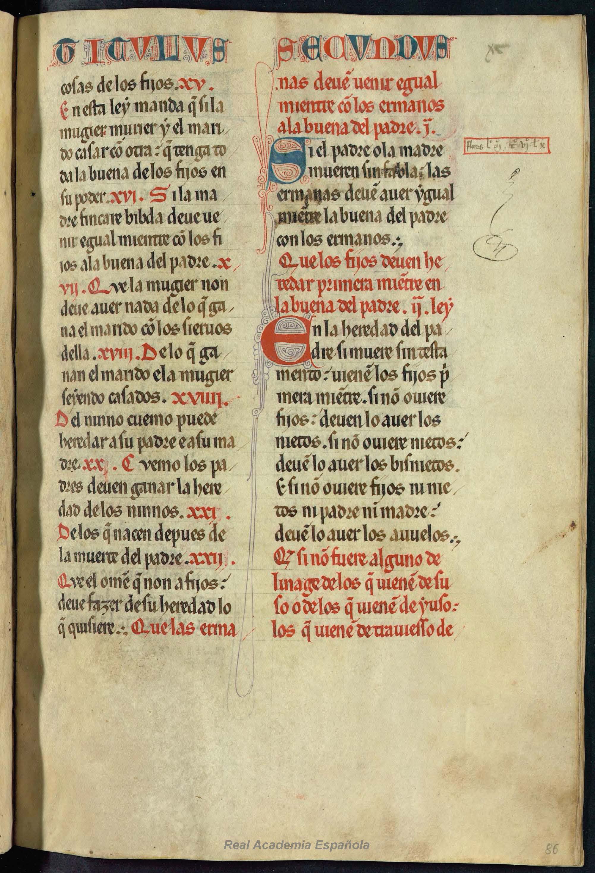 Folio 173 — RAE 54, Libro 4