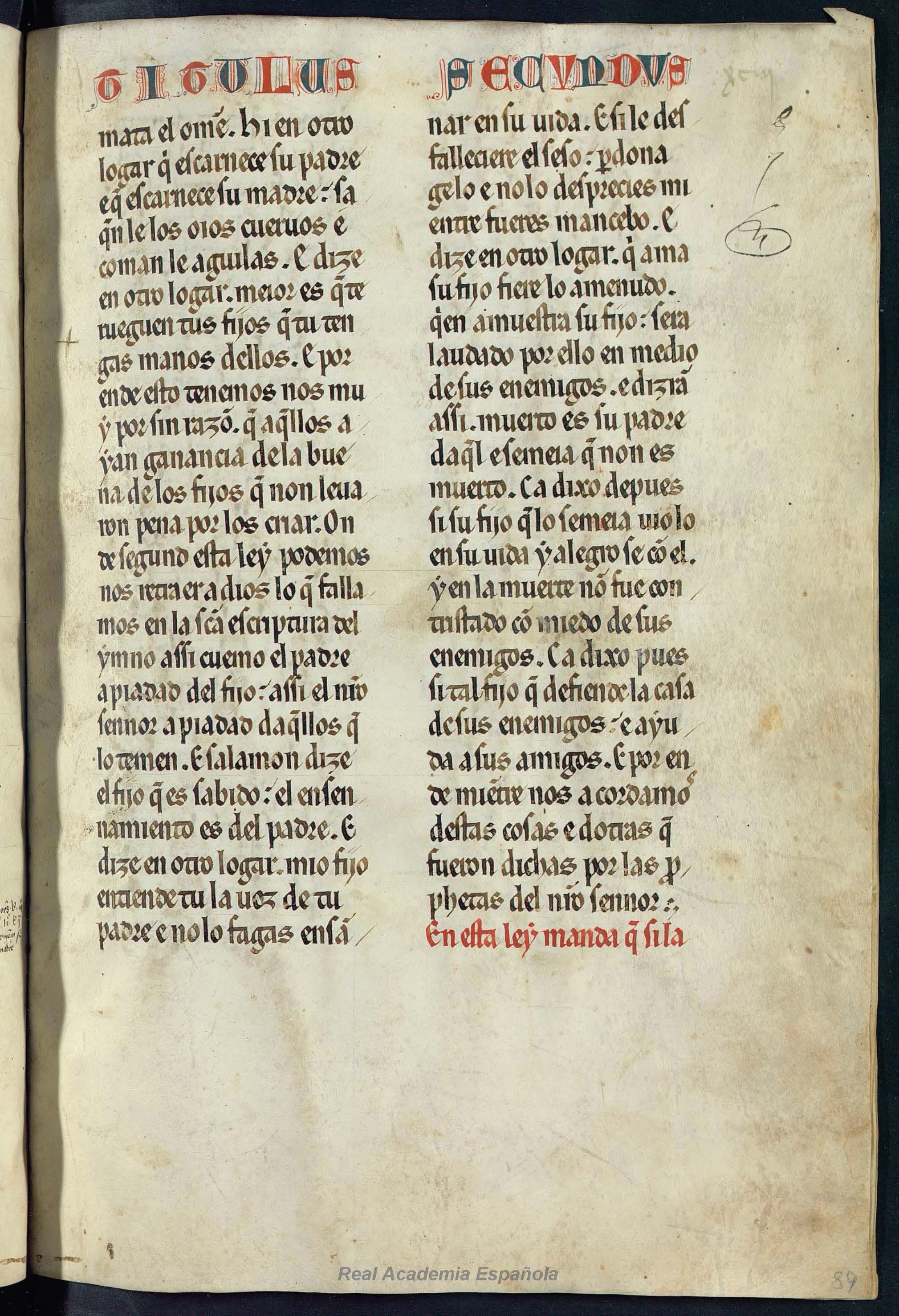 Folio 179 — RAE 54, Libro 4