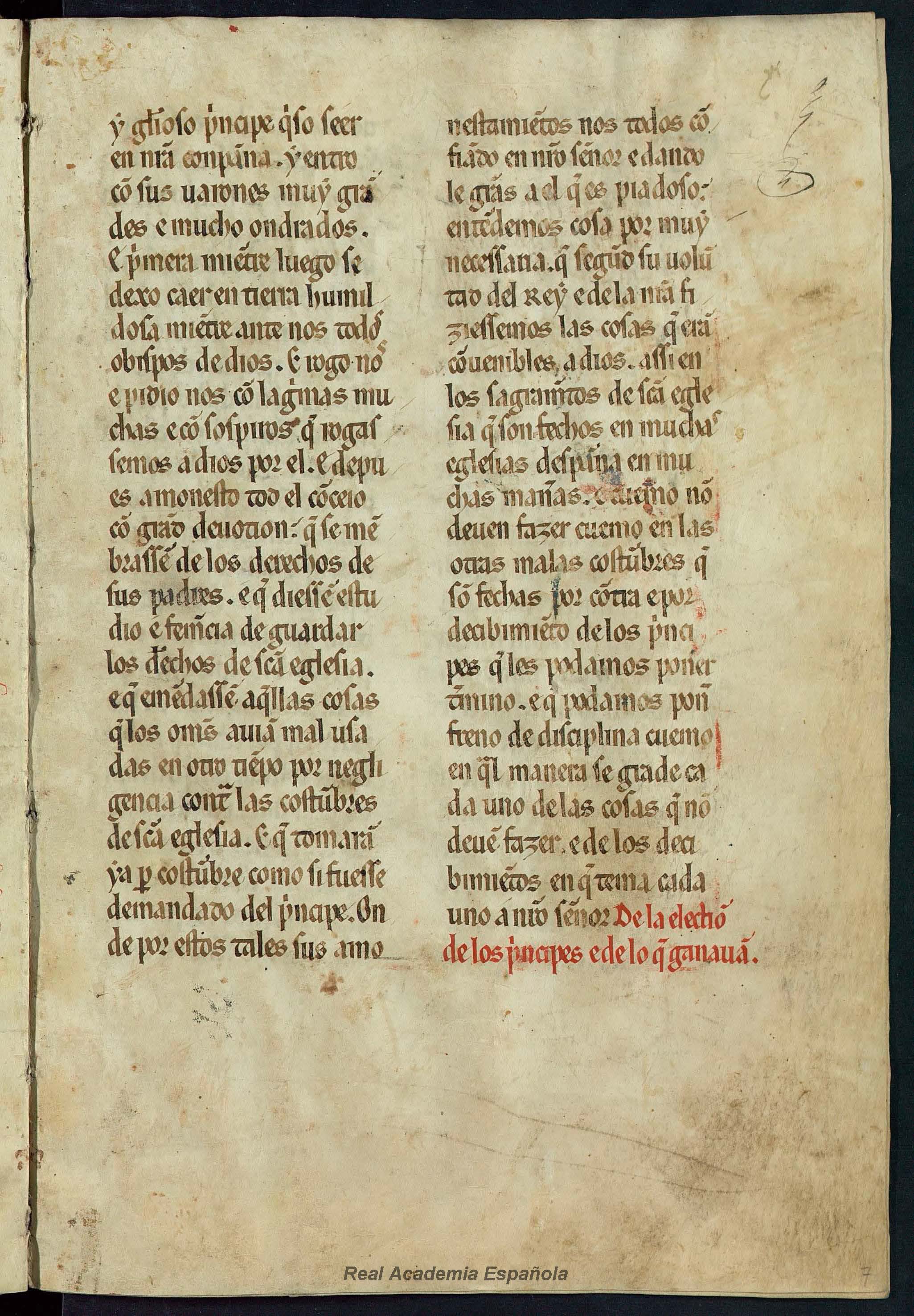 Folio 015 — RAE 54, Titulus primus