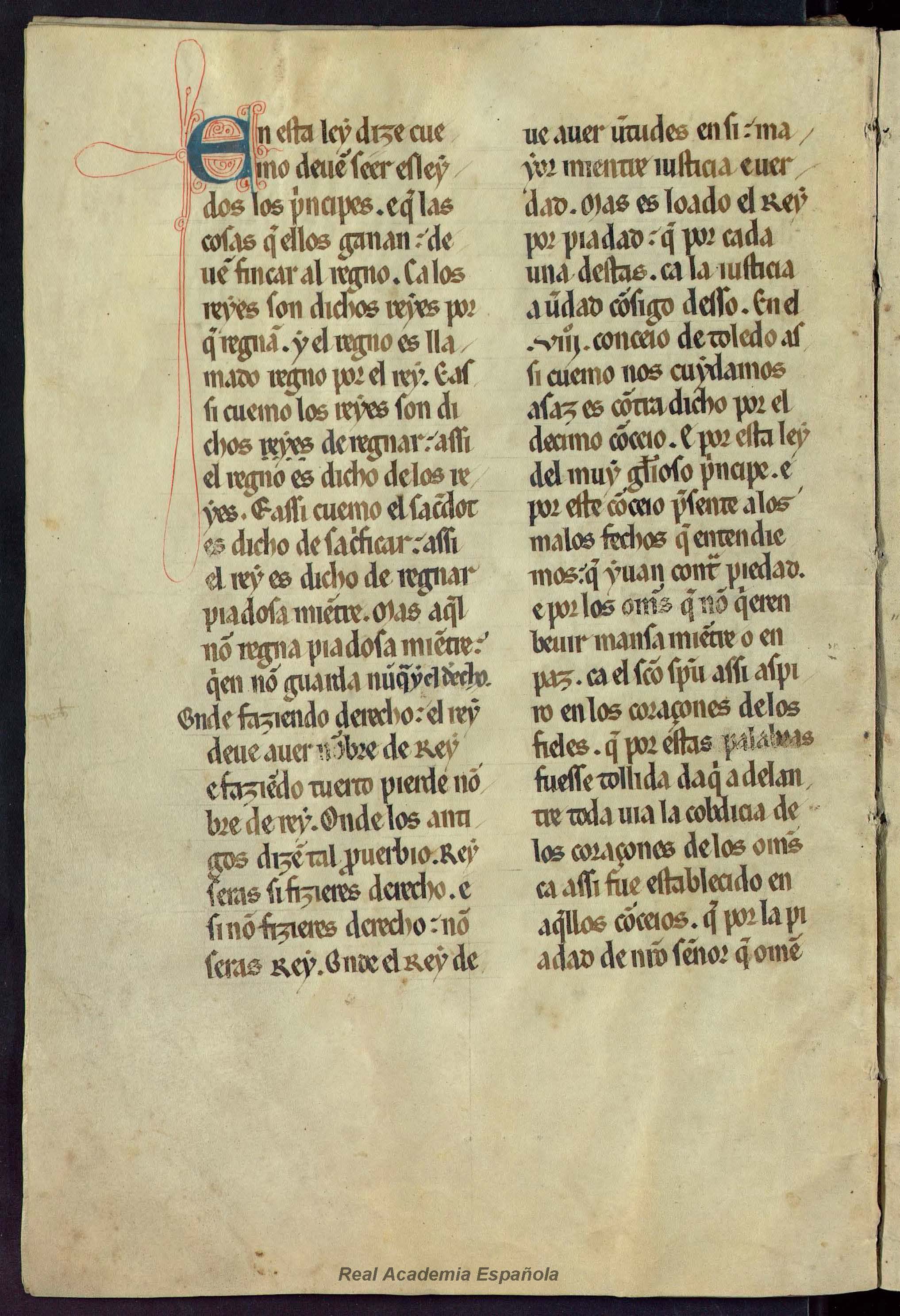 Folio 016 — RAE 54, Titulus primus