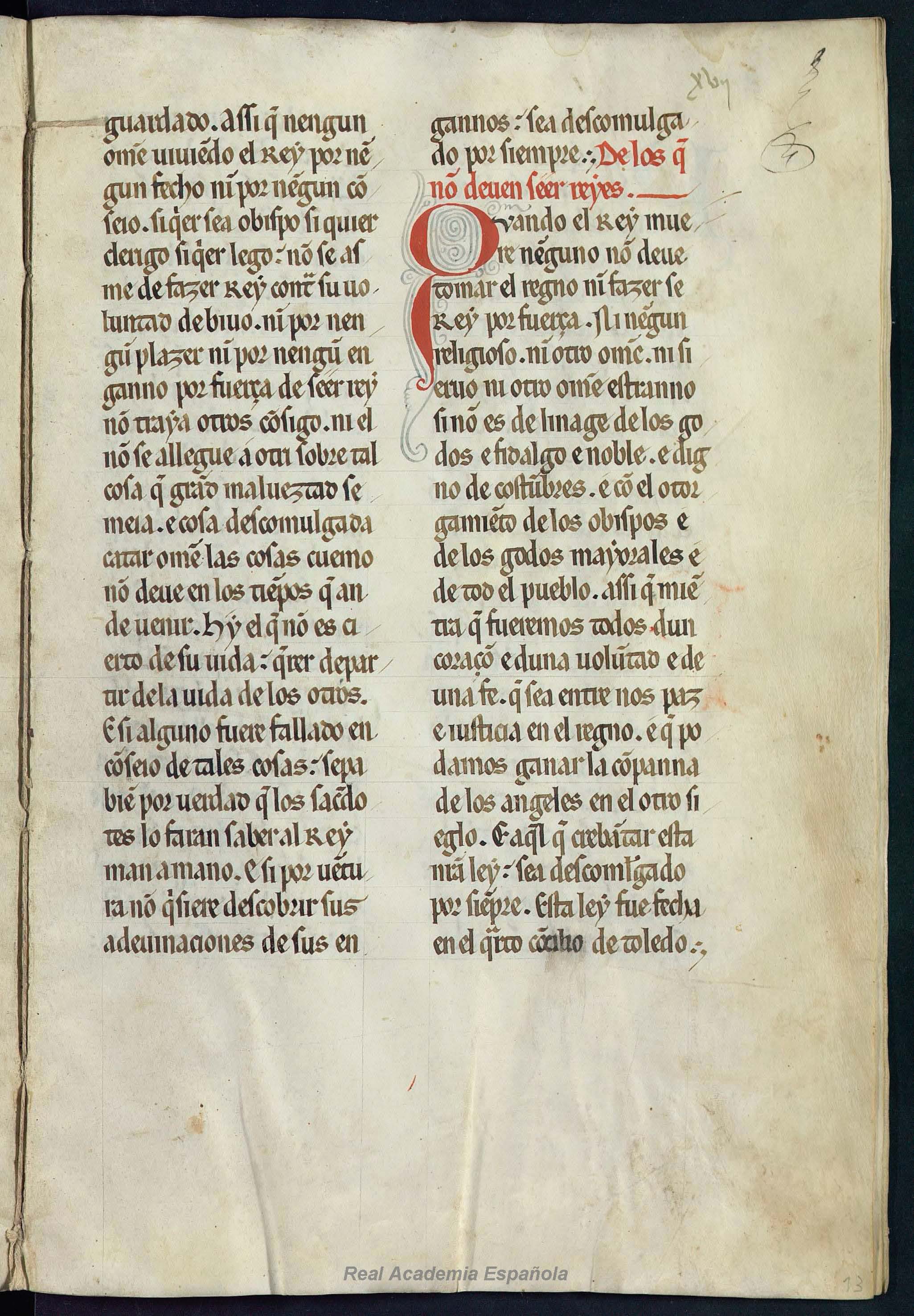 Folio 027 — RAE 54, Titulus primus