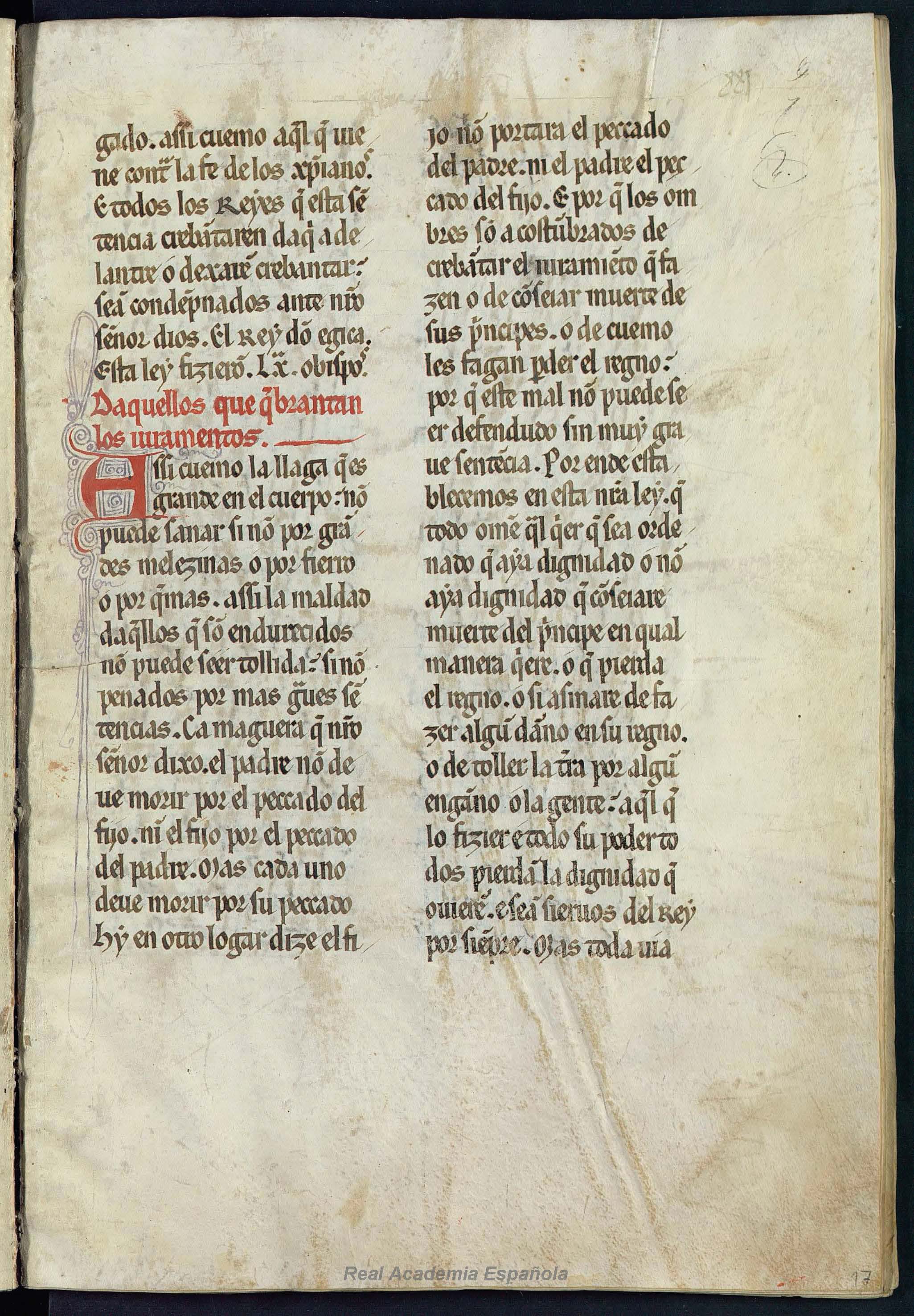 Folio 035 — RAE 54, Titulus primus