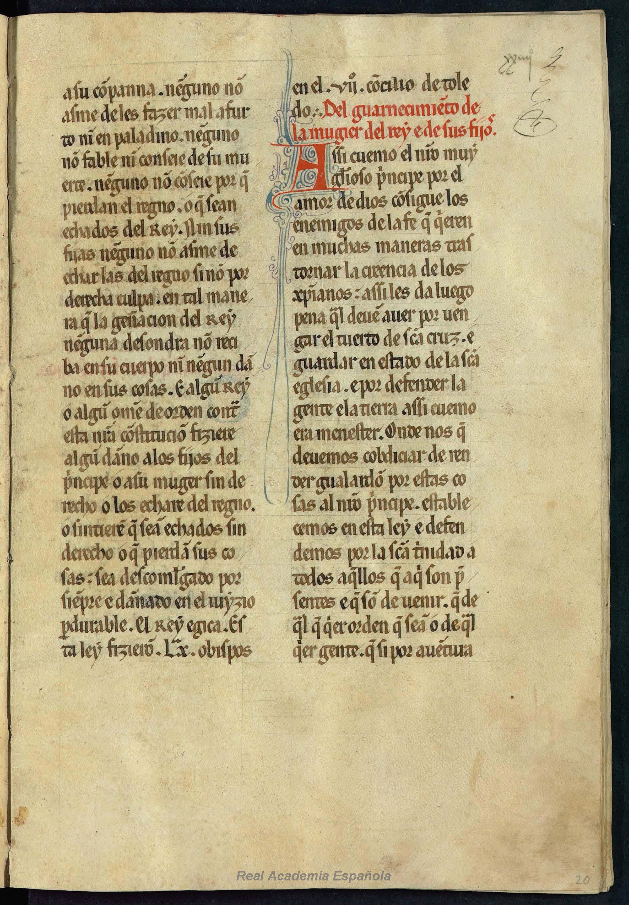 Folio 041 — RAE 54, Titulus primus