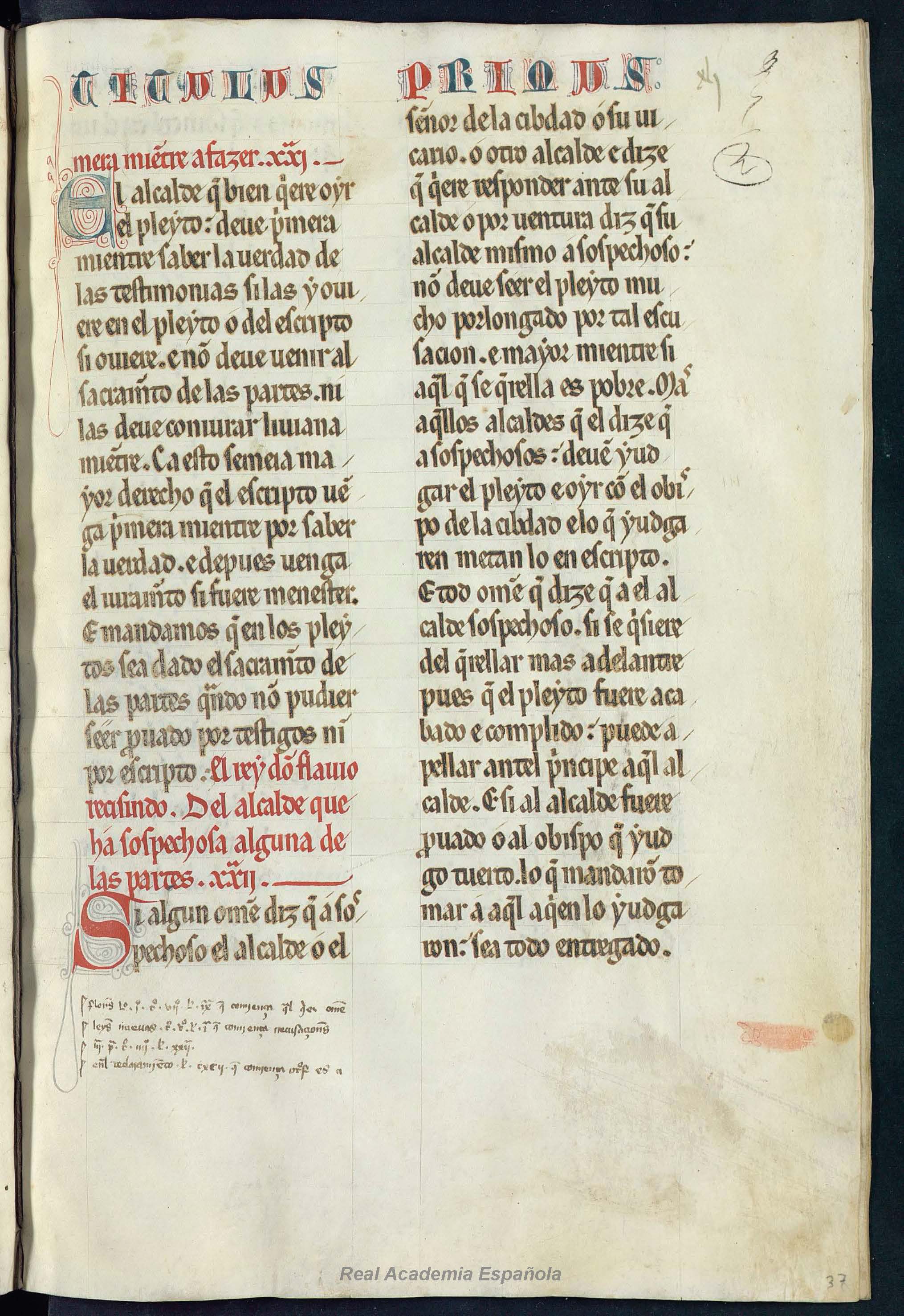 Folio 075 — RAE 54, Libro 2