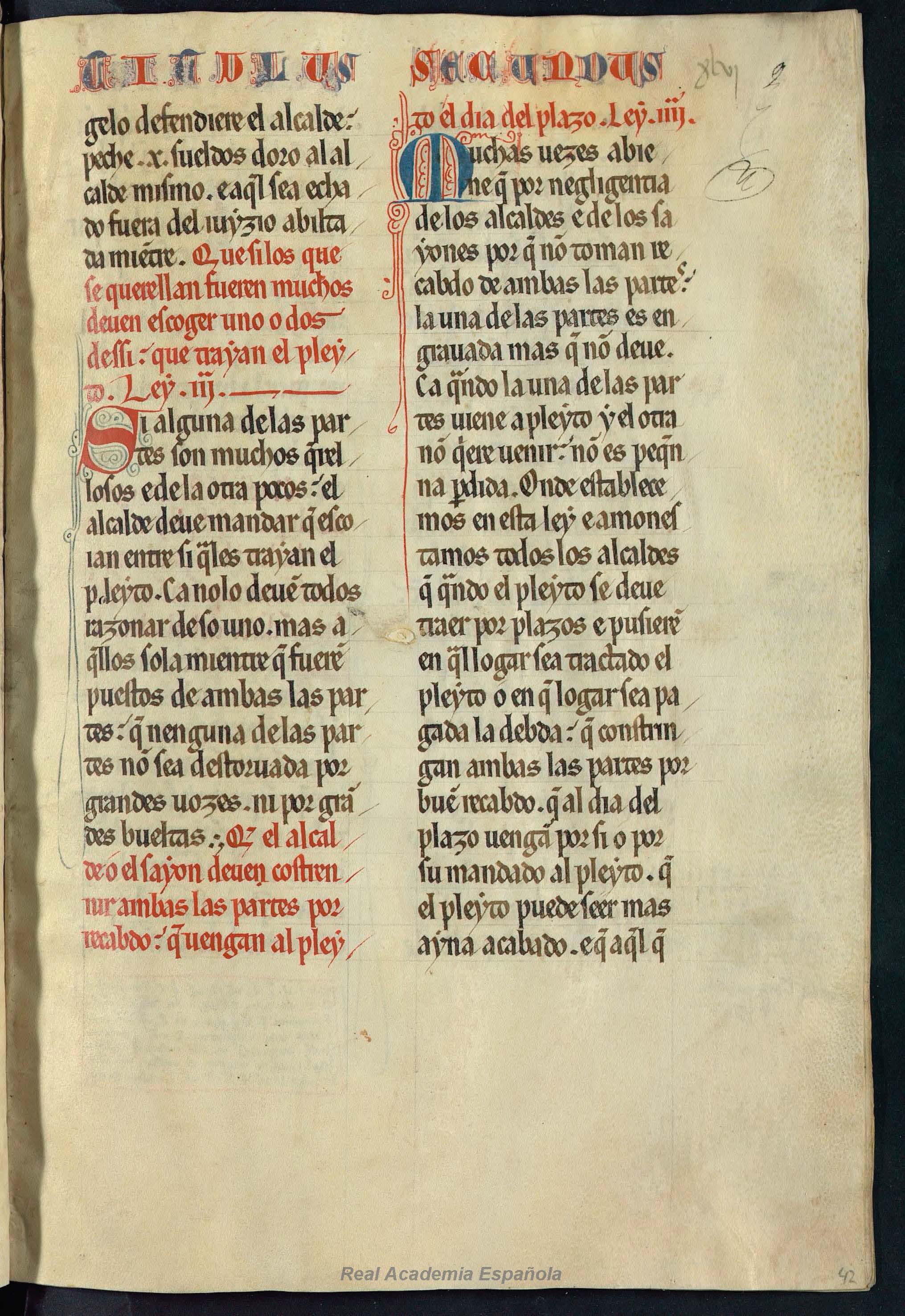 Folio 085 — RAE 54, Libro 2
