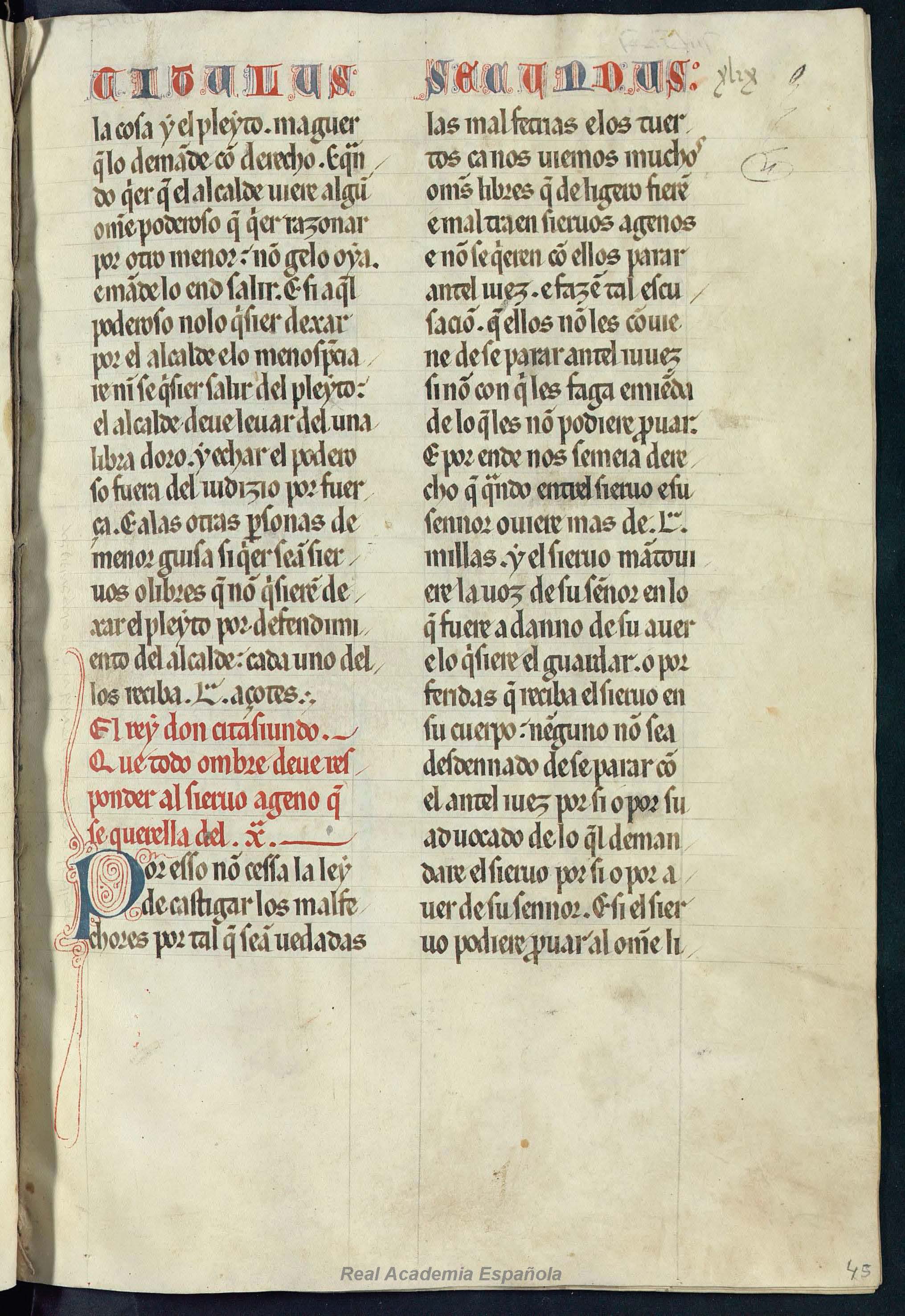 Folio 091 — RAE 54, Libro 2