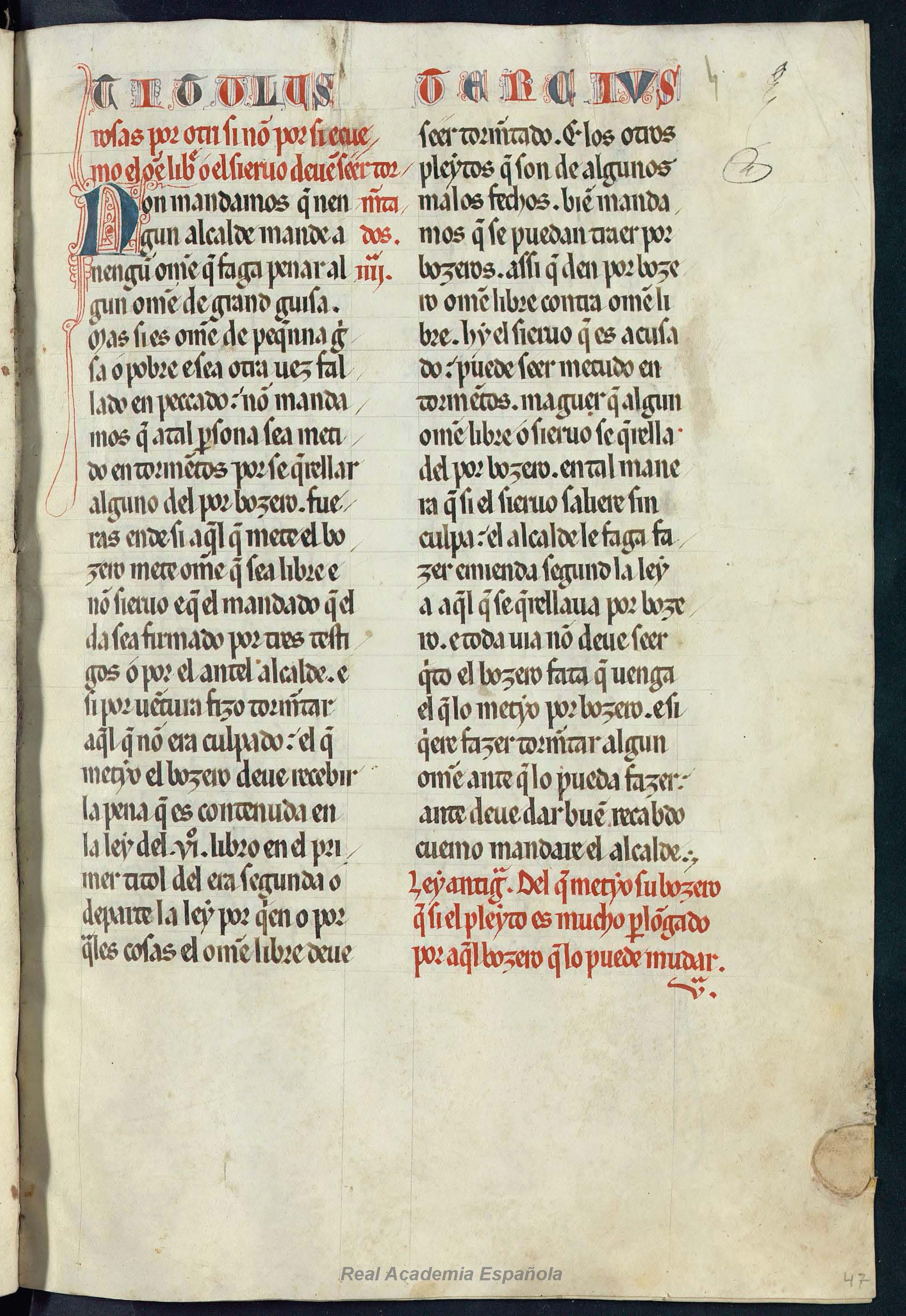 Folio 095 — RAE 54, Libro 2