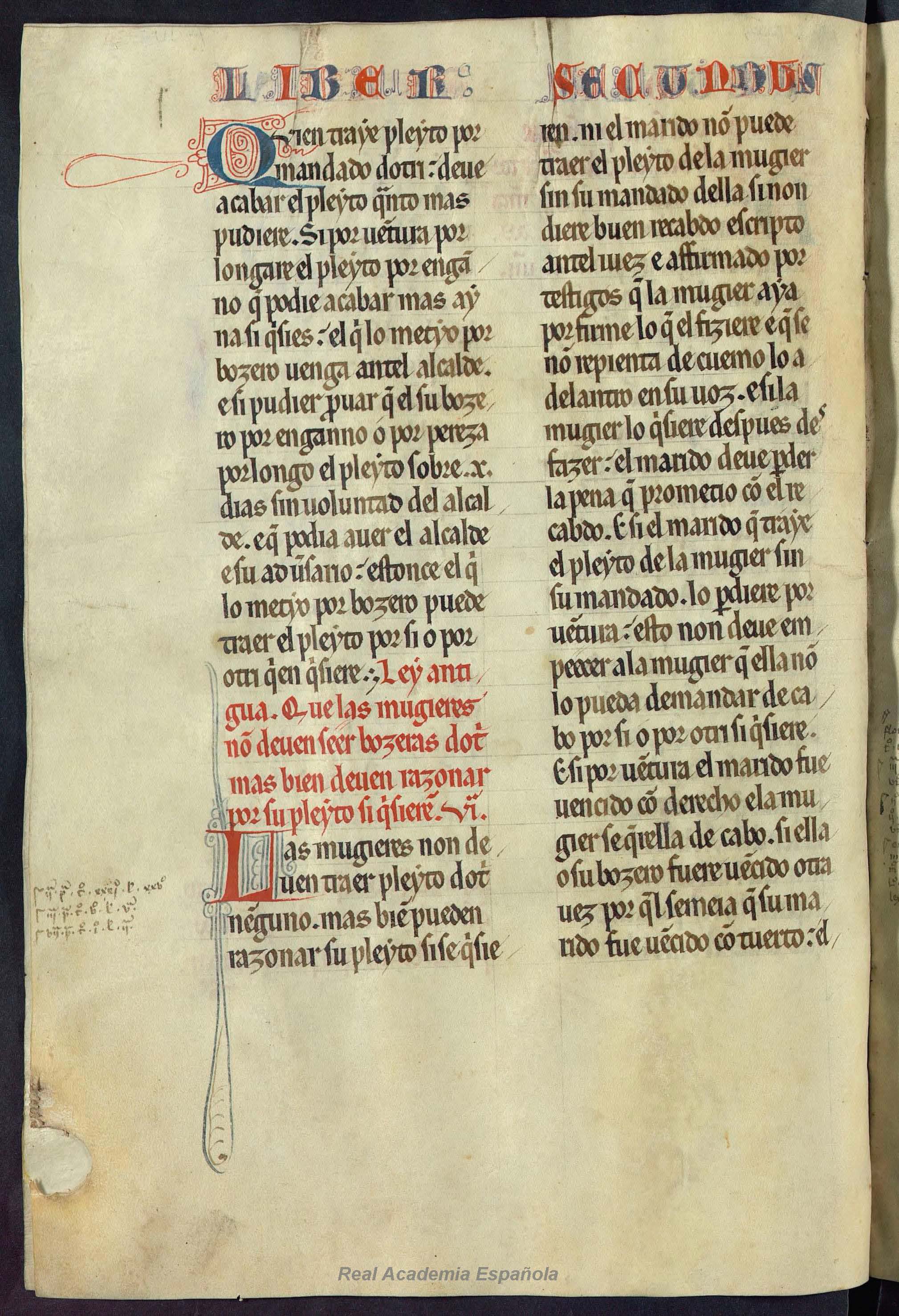 Folio 096 — RAE 54, Libro 2