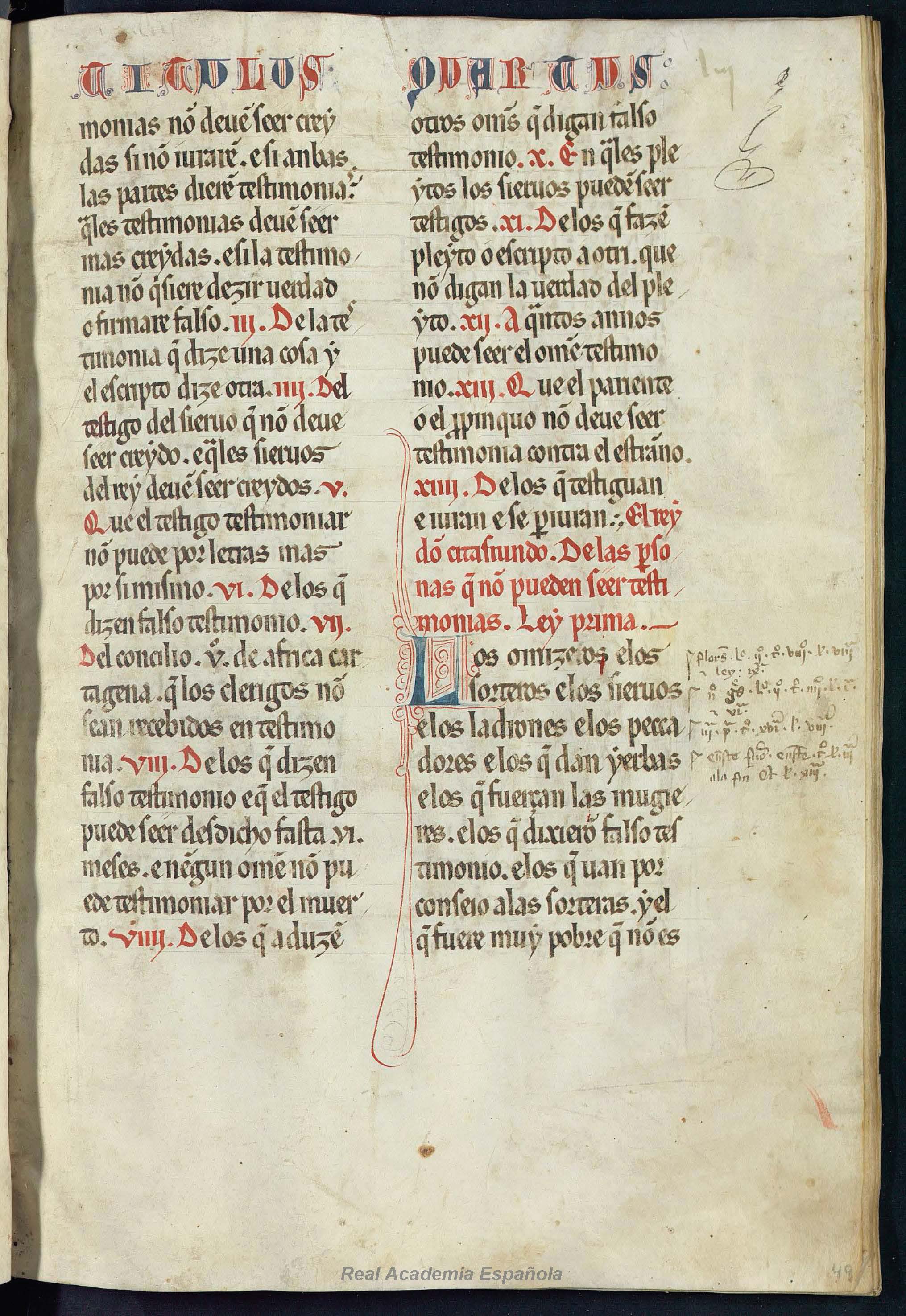 Folio 099 — RAE 54, Libro 2