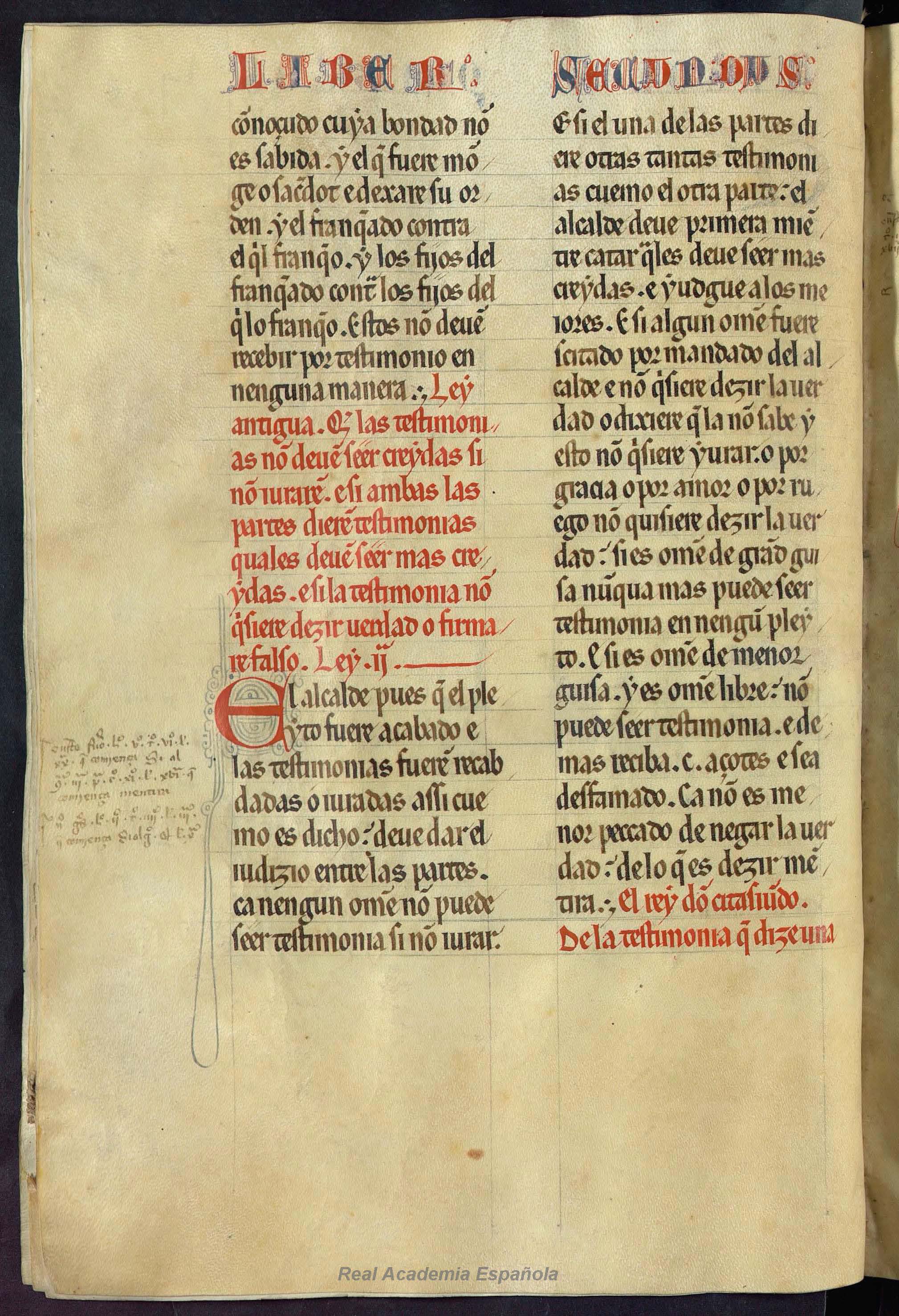 Folio 100 — RAE 54, Libro 2