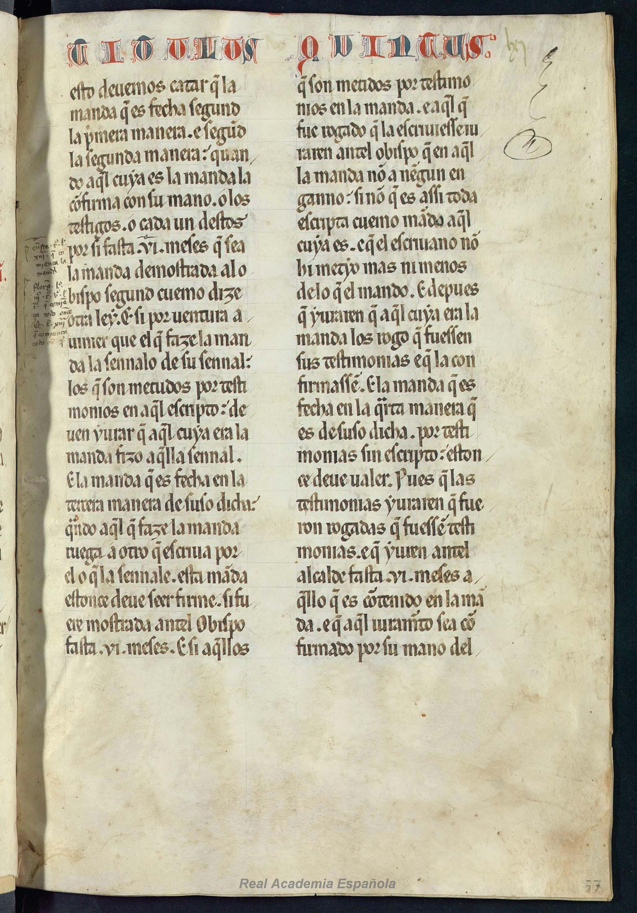 Folio 115 — RAE 54, Libro 2