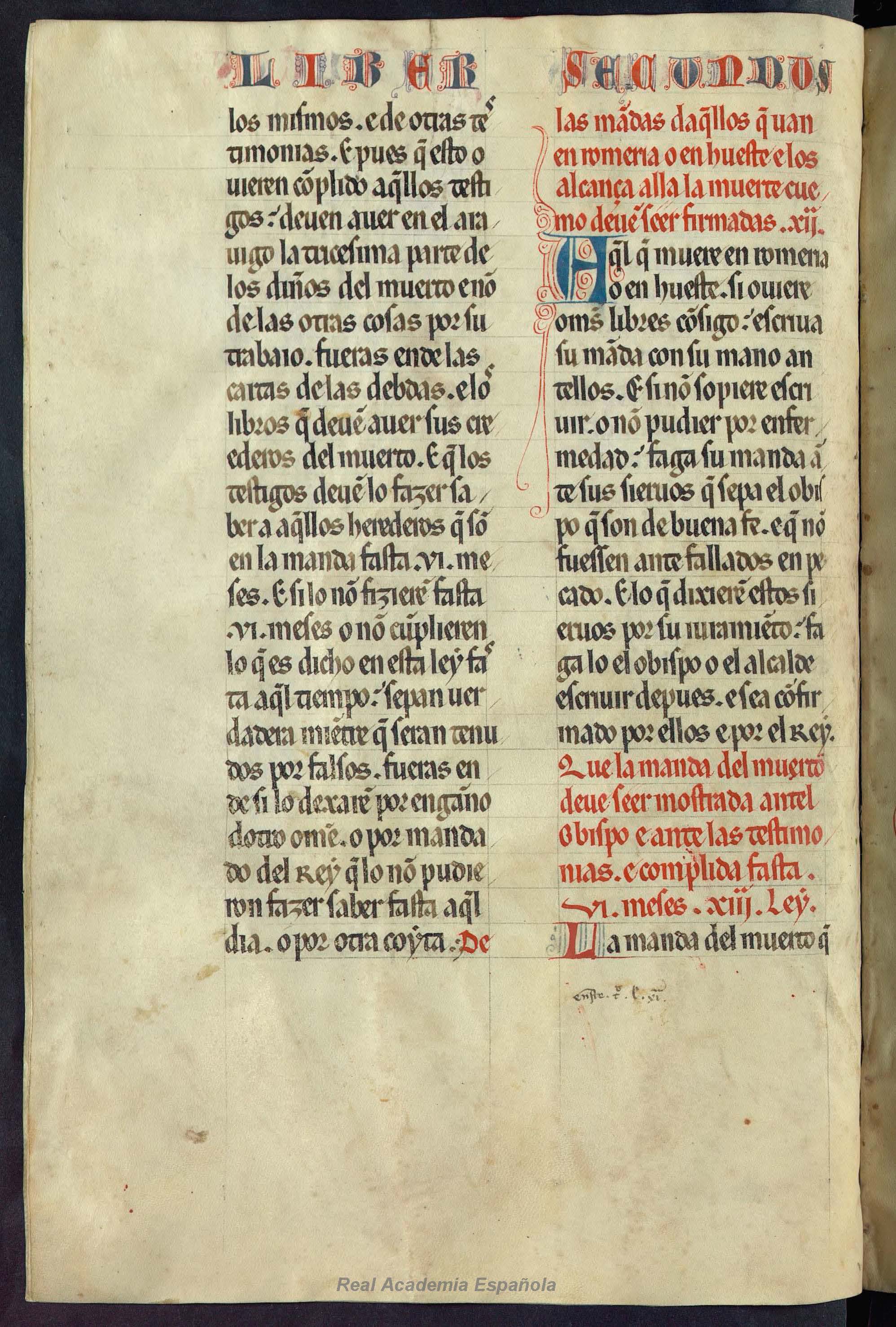 Folio 116 — RAE 54, Libro 2