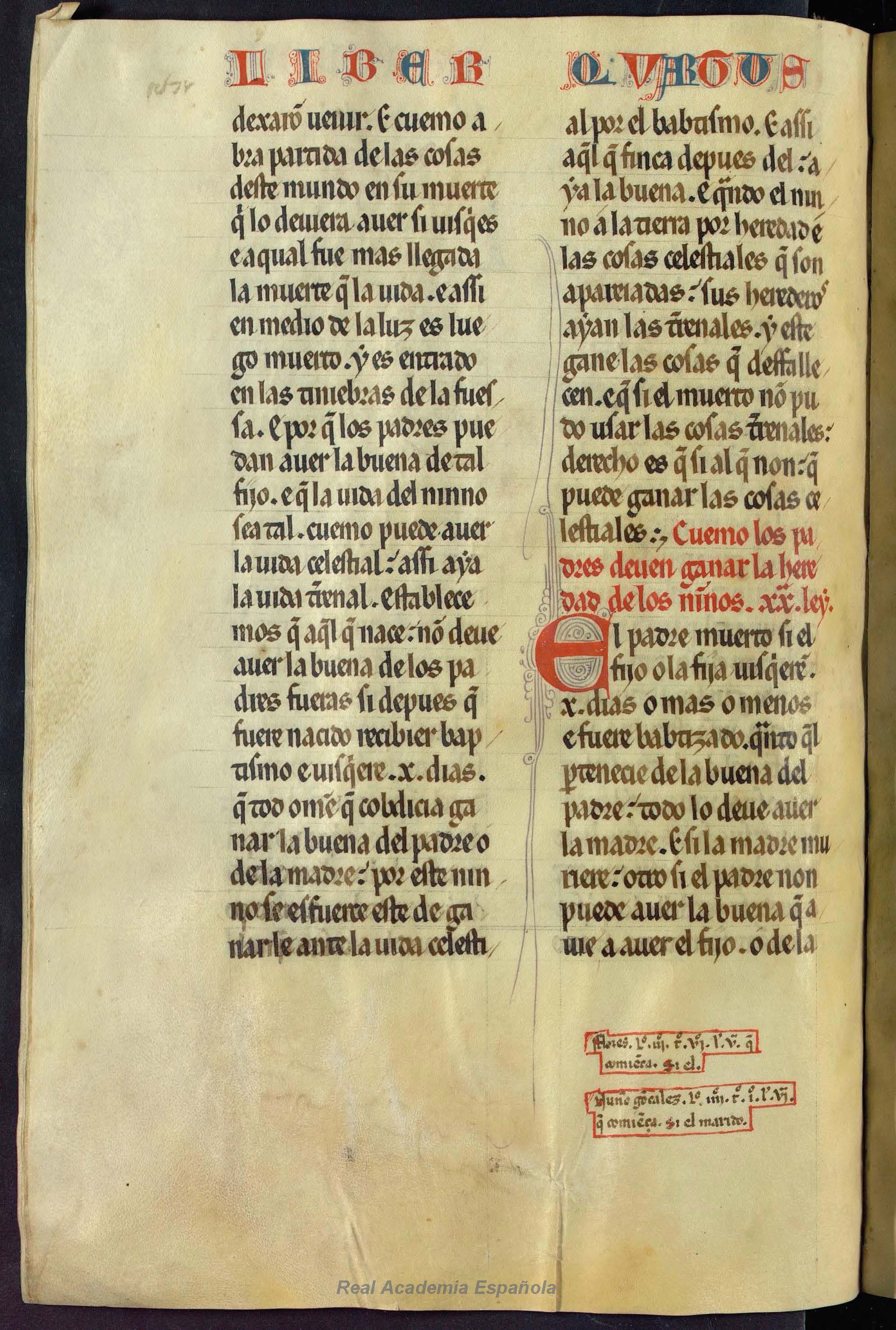 Folio 184 — RAE 54, Libro 4