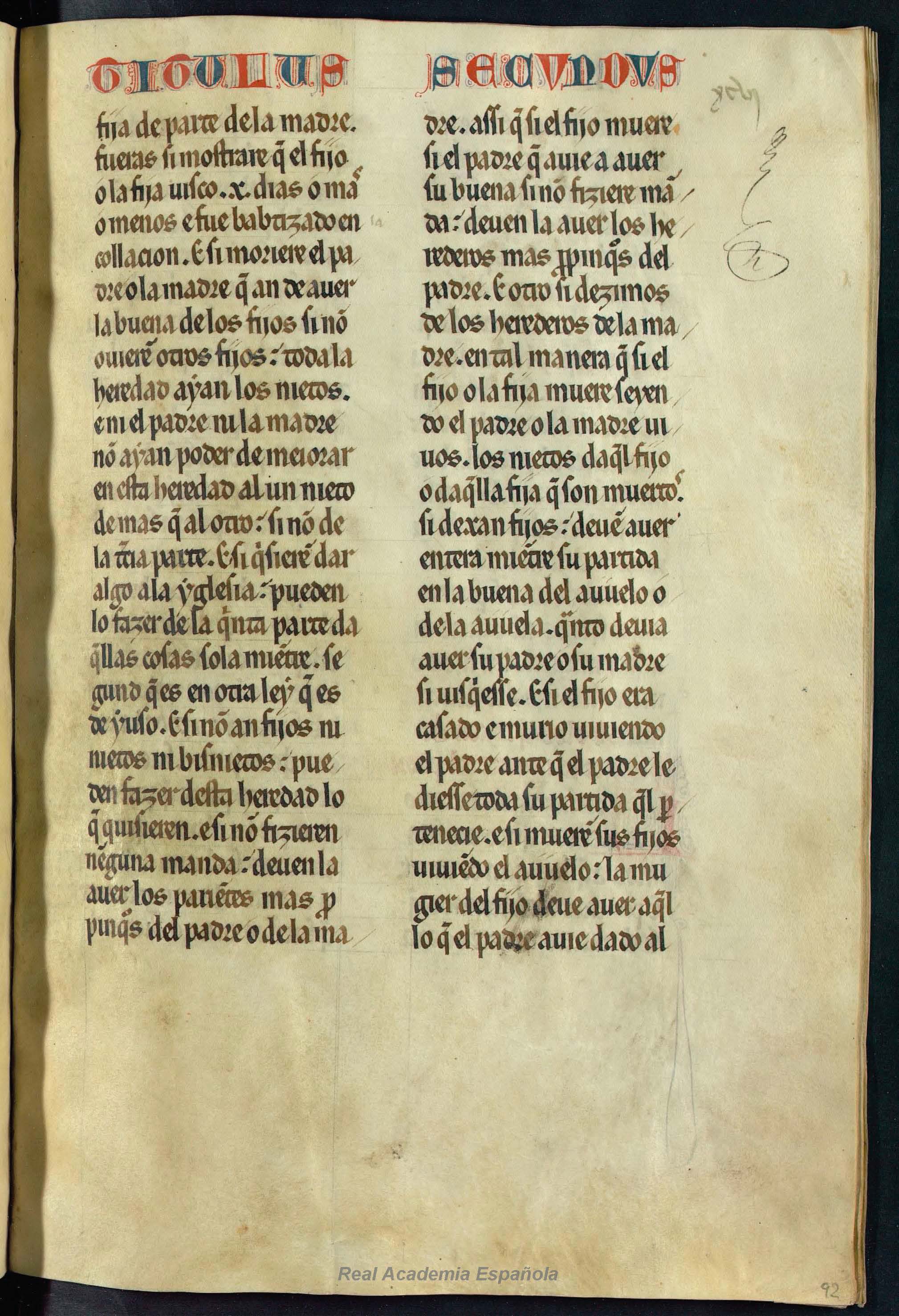 Folio 185 — RAE 54, Libro 4