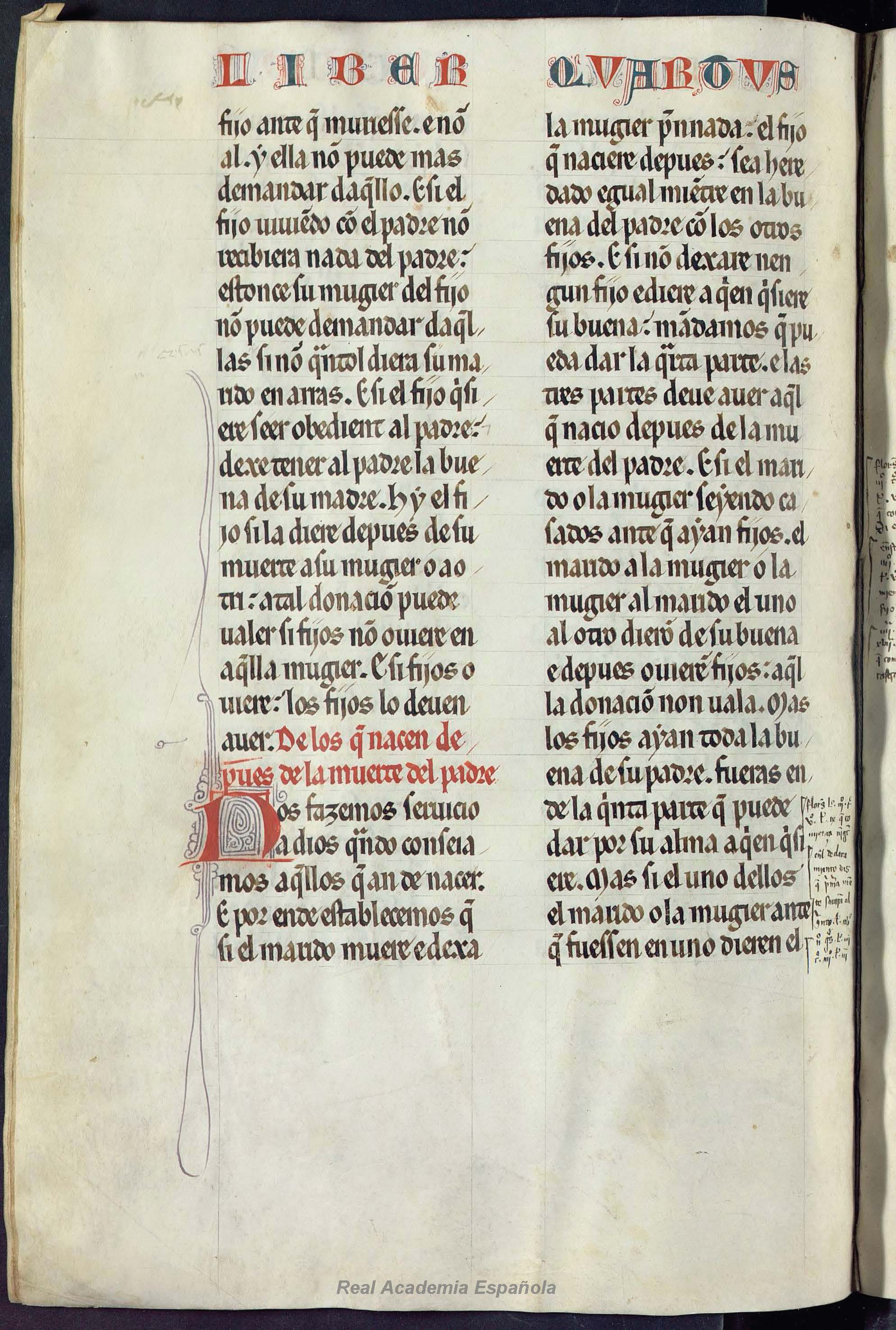 Folio 186 — RAE 54, Libro 4