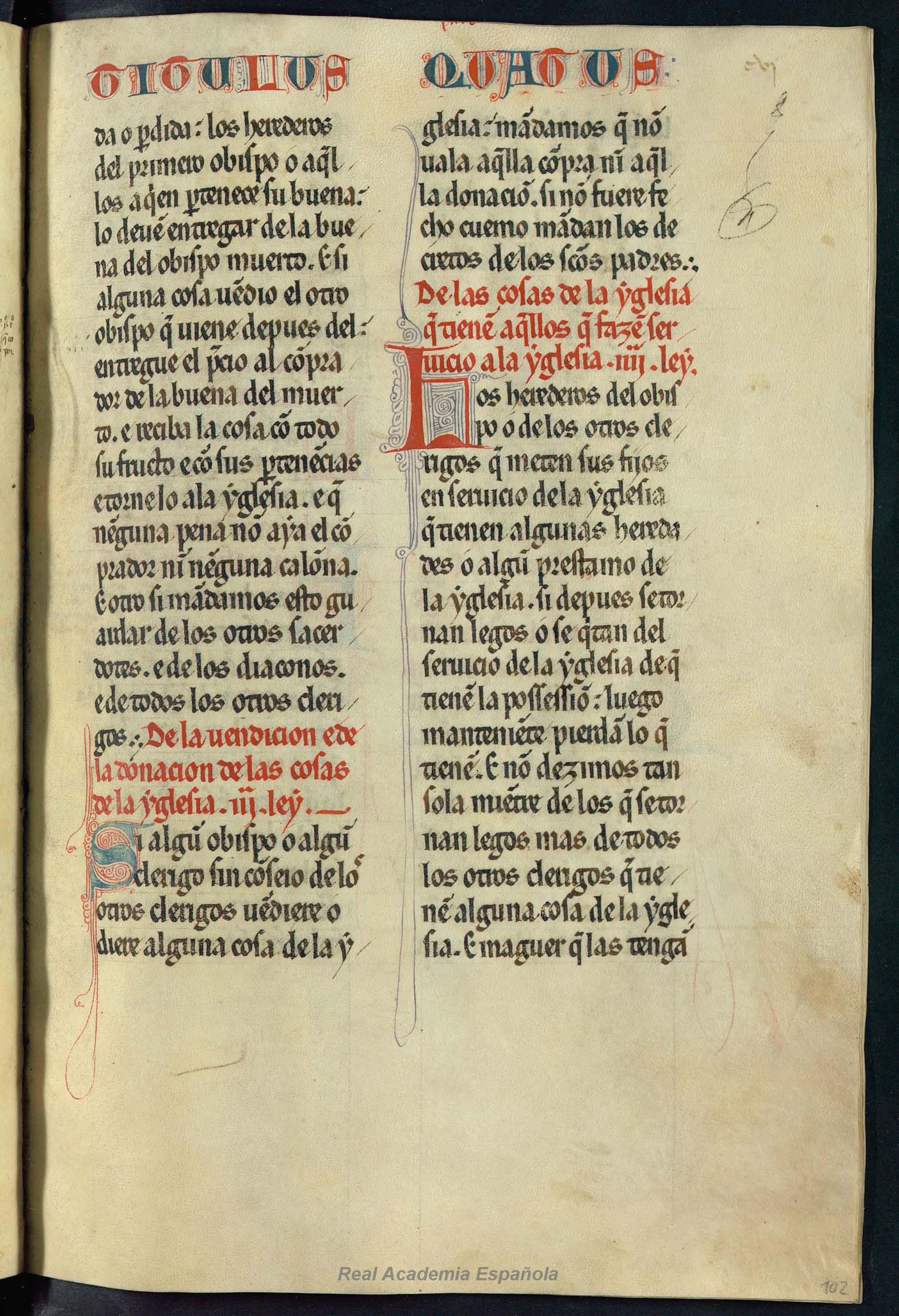 Folio 205 — RAE 54, Libro 5
