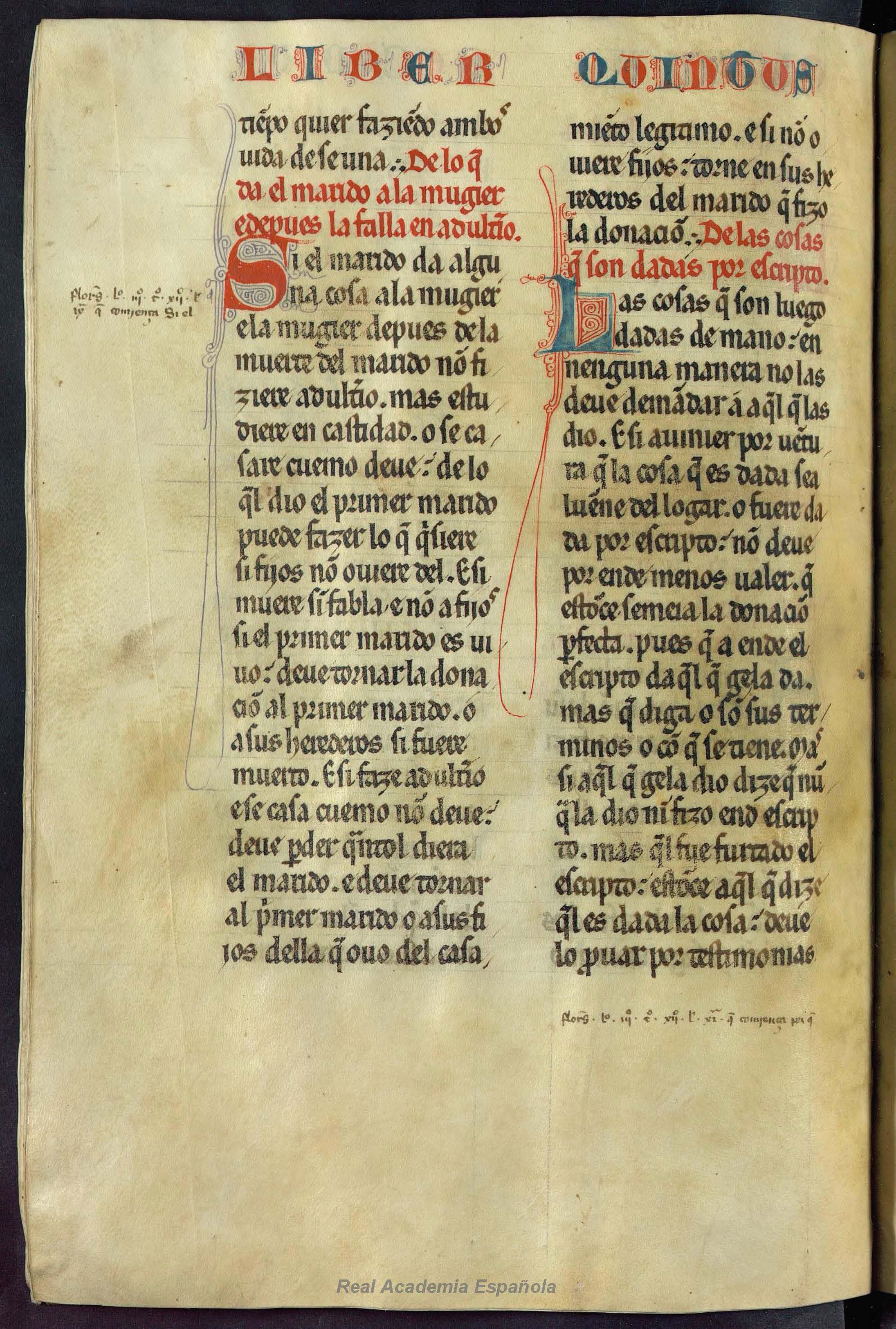 Folio 208 — RAE 54, Libro 5
