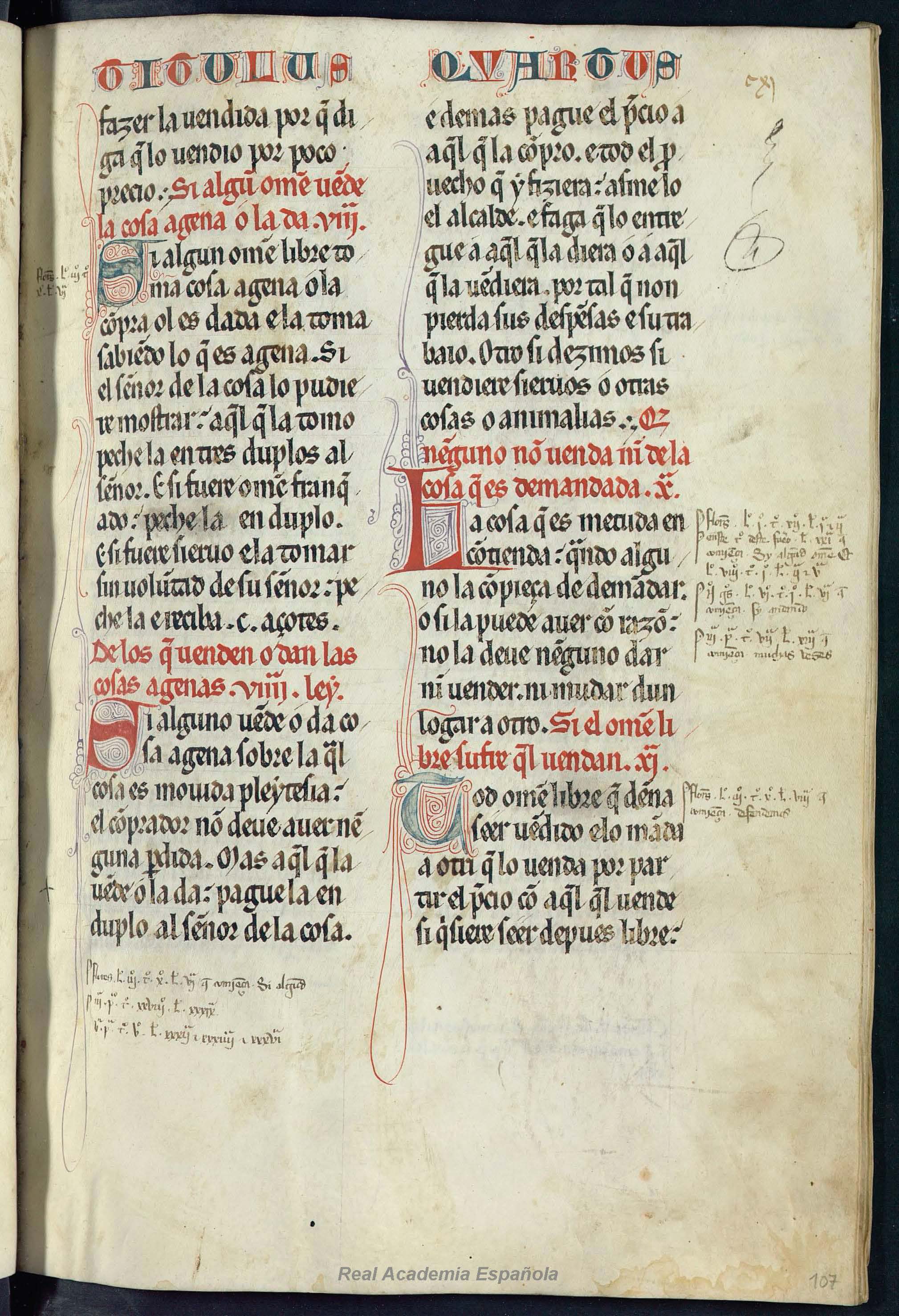 Folio 215 — RAE 54, Libro 5