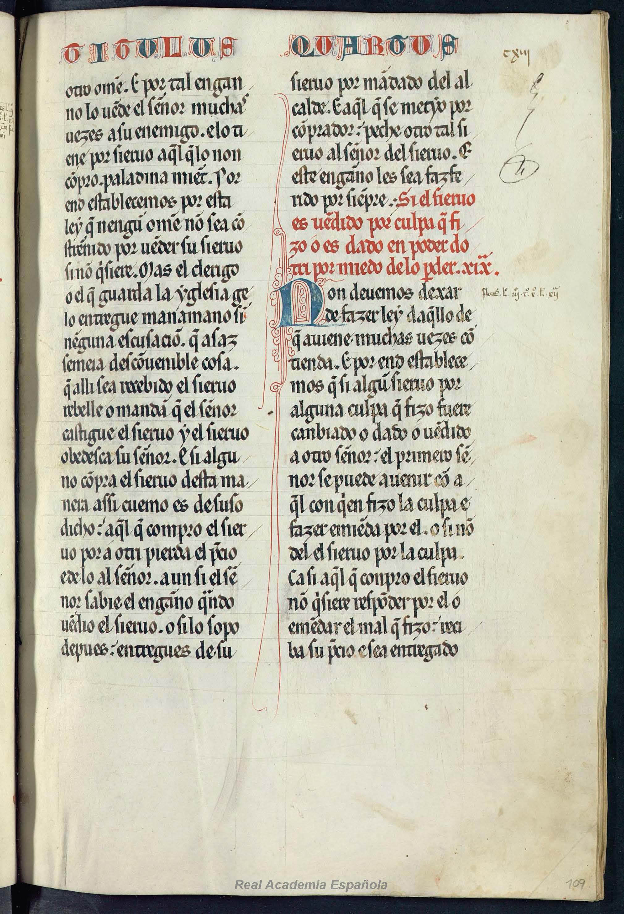 Folio 219 — RAE 54, Libro 5
