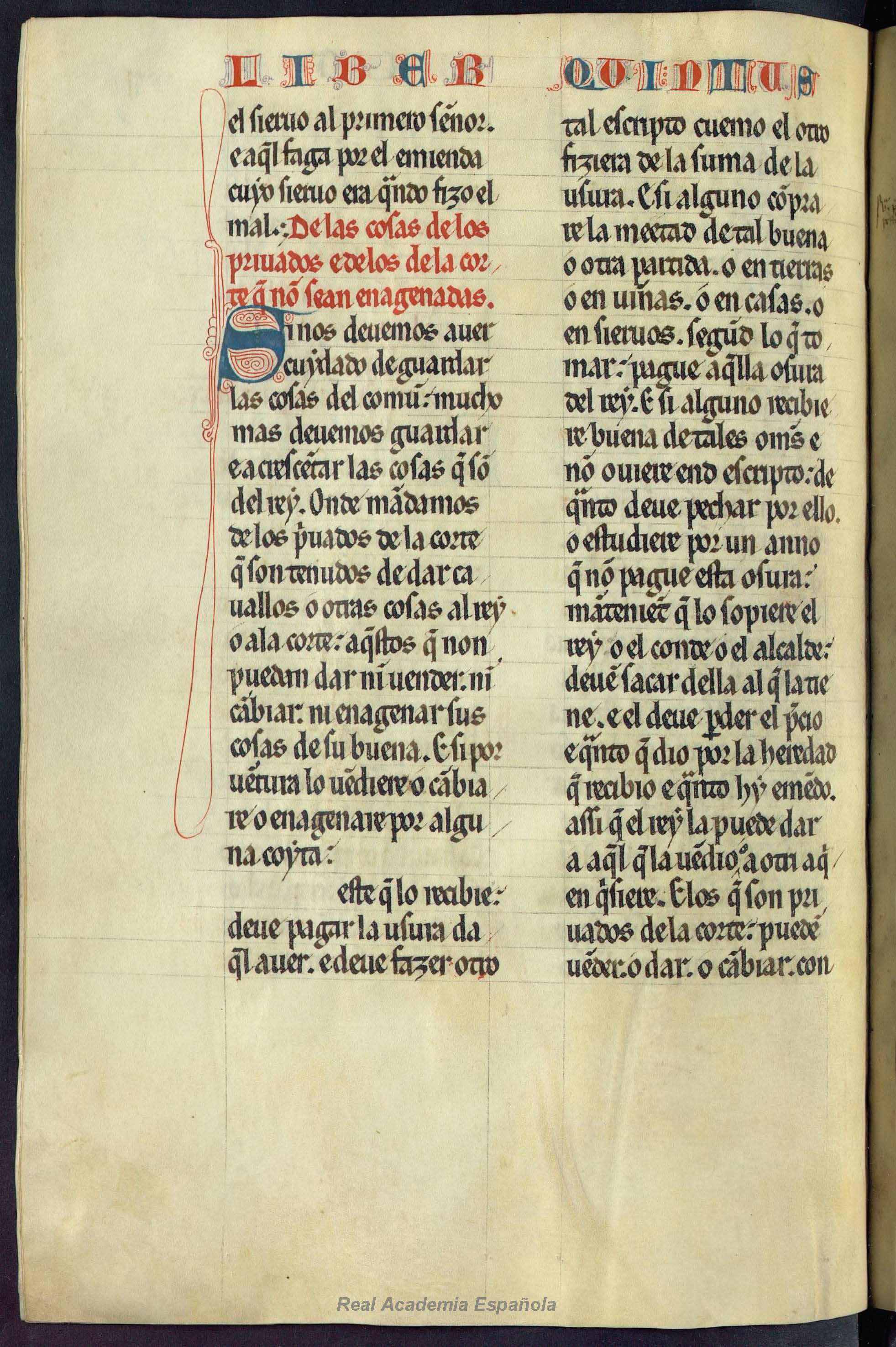 Folio 220 — RAE 54, Libro 5