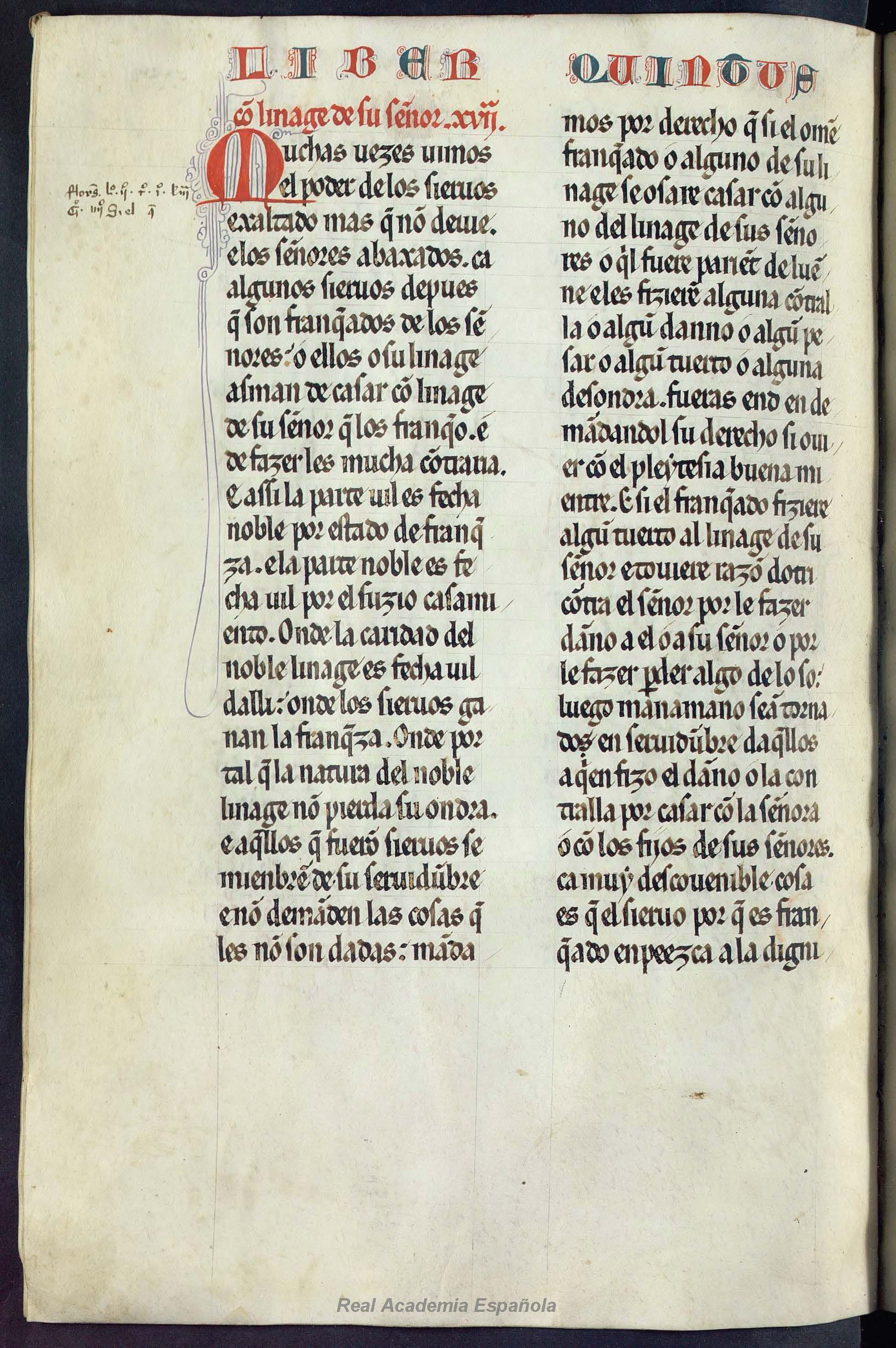 Folio 238 — RAE 54, Libro 5