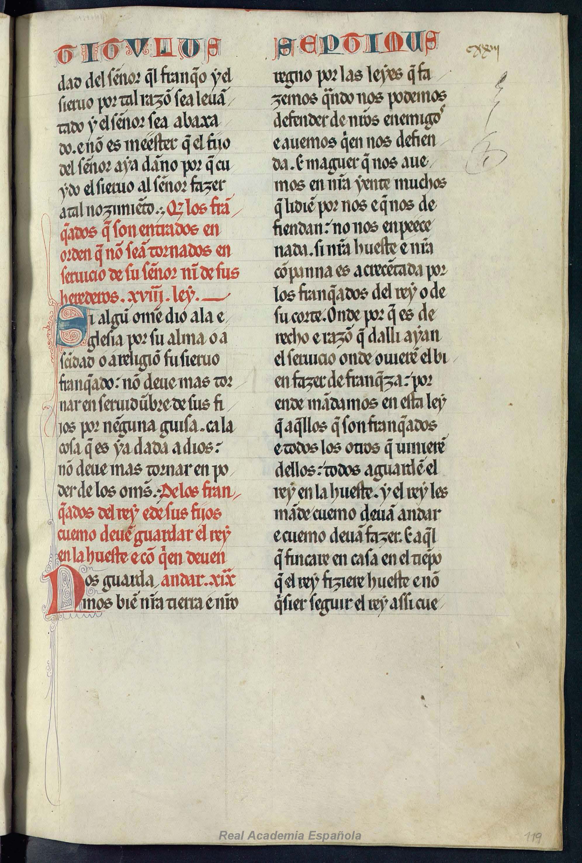 Folio 239 — RAE 54, Libro 5