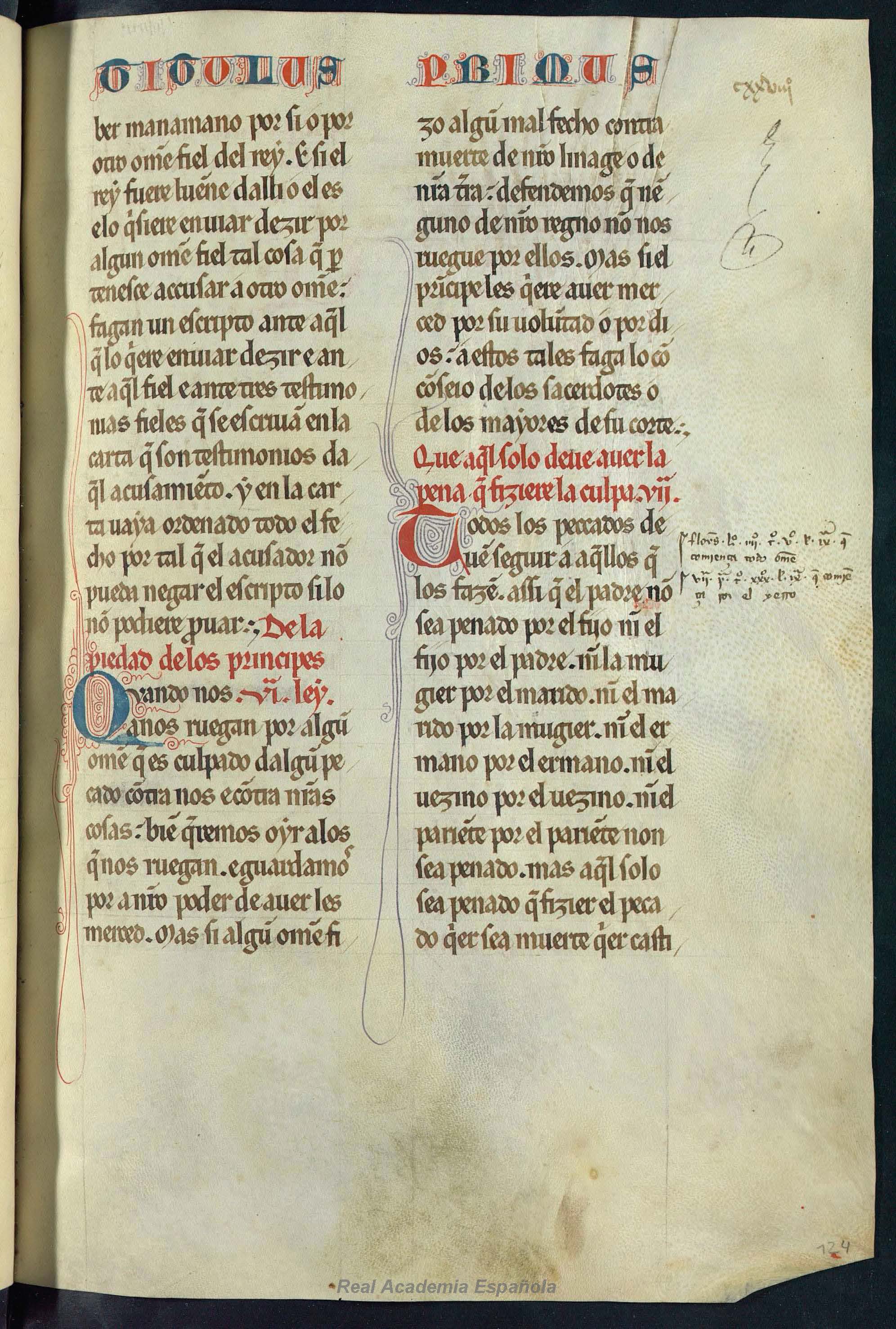Folio 249 — RAE 54, Libro 6