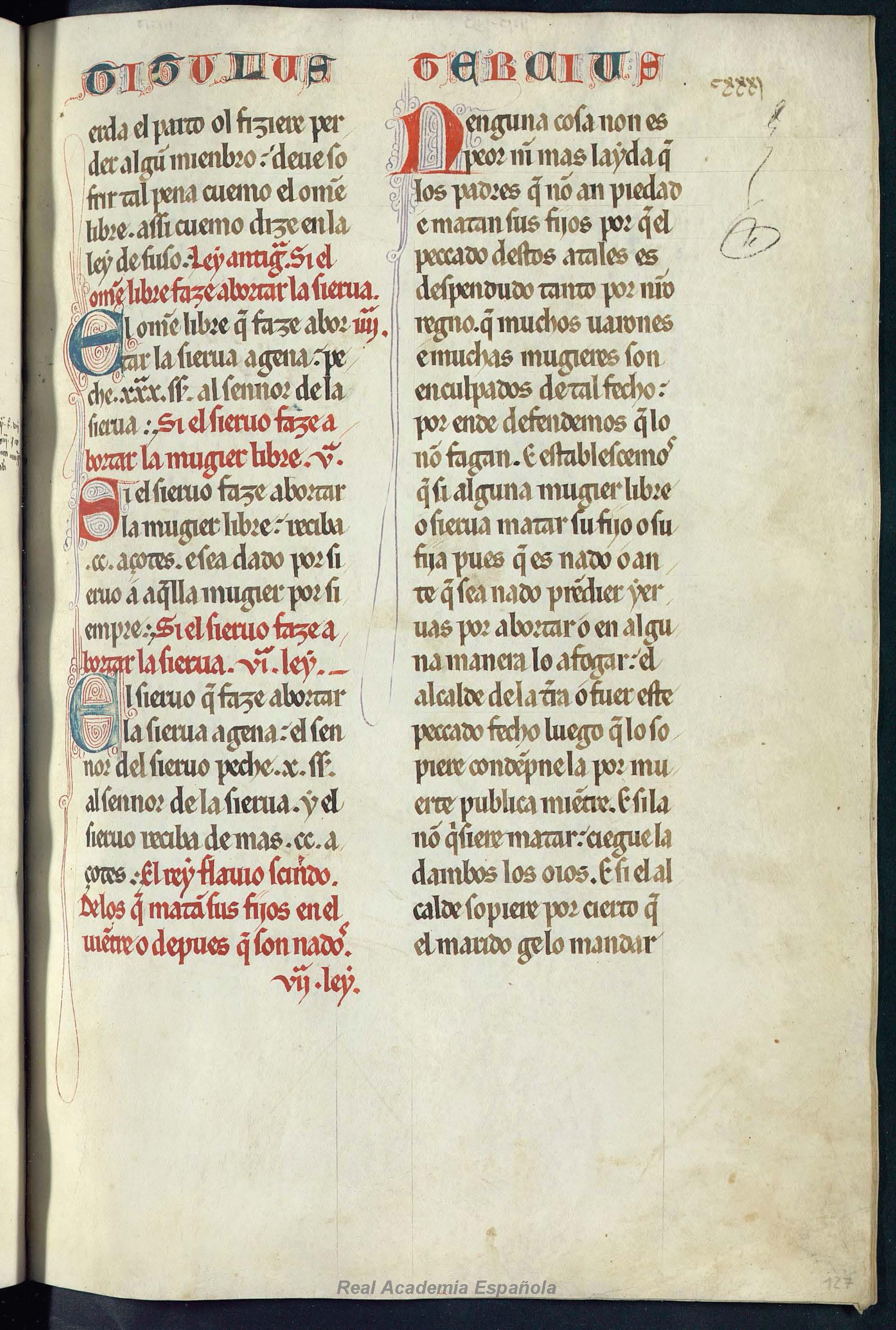 Folio 255 — RAE 54, Libro 6