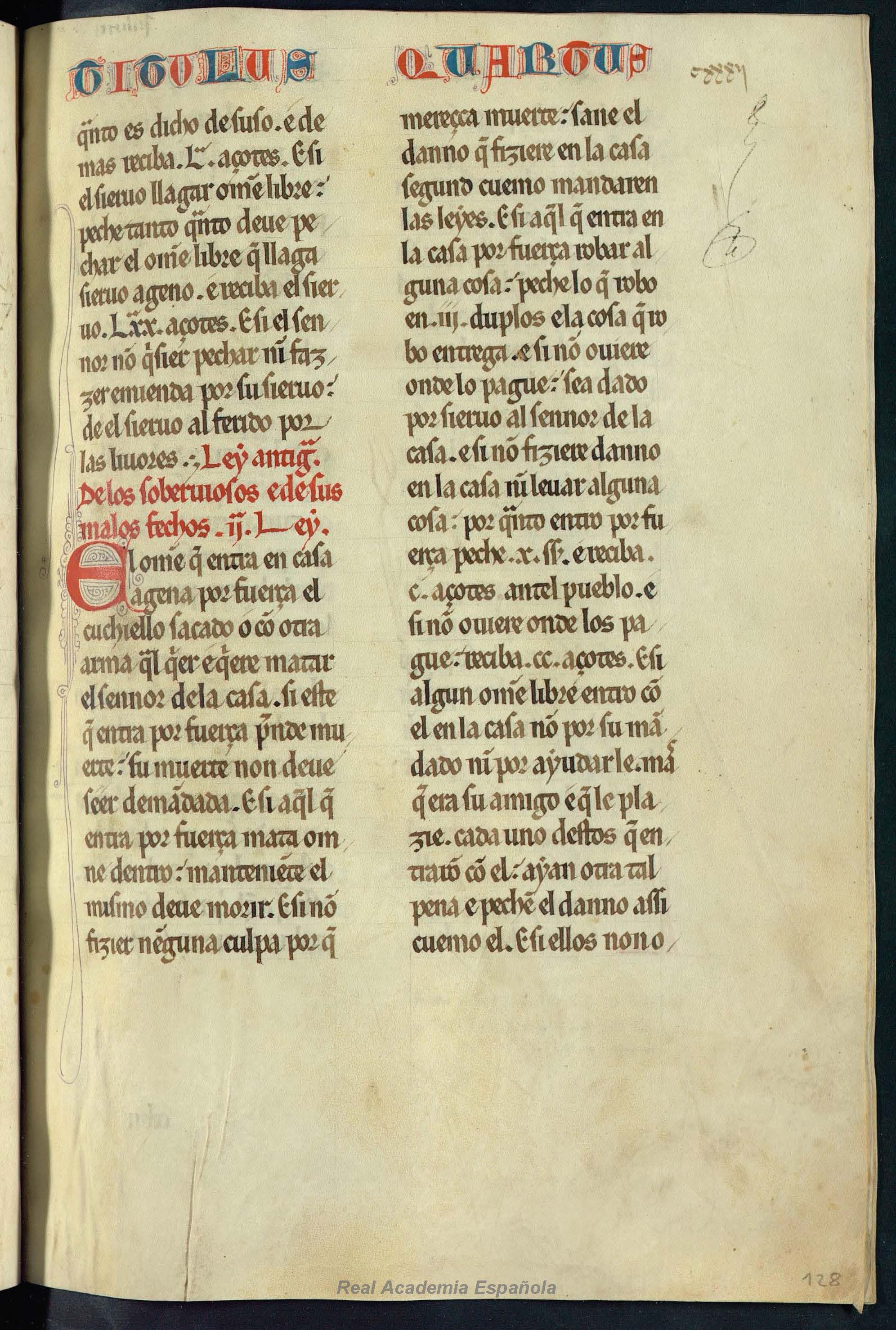 Folio 257 — RAE 54, Libro 6