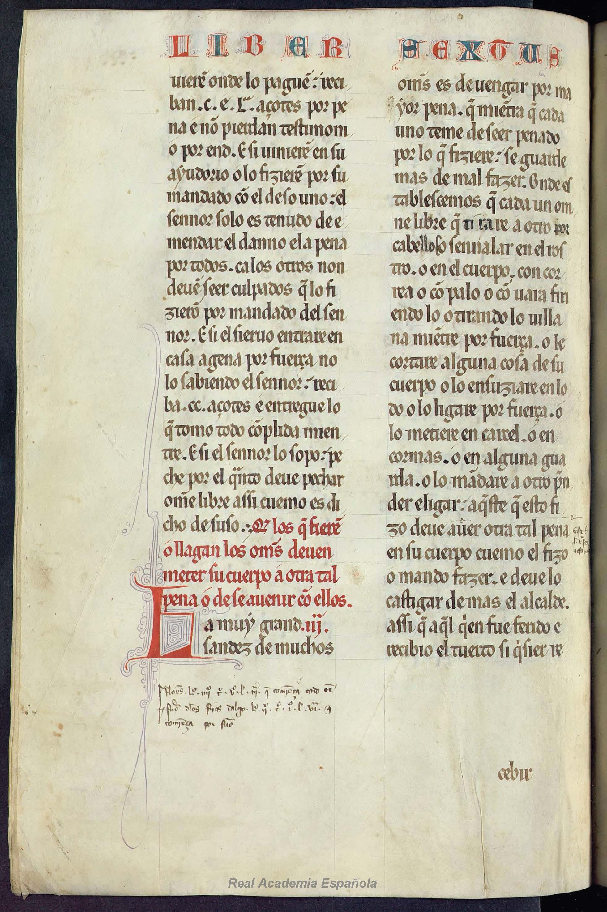 Folio 258 — RAE 54, Libro 6