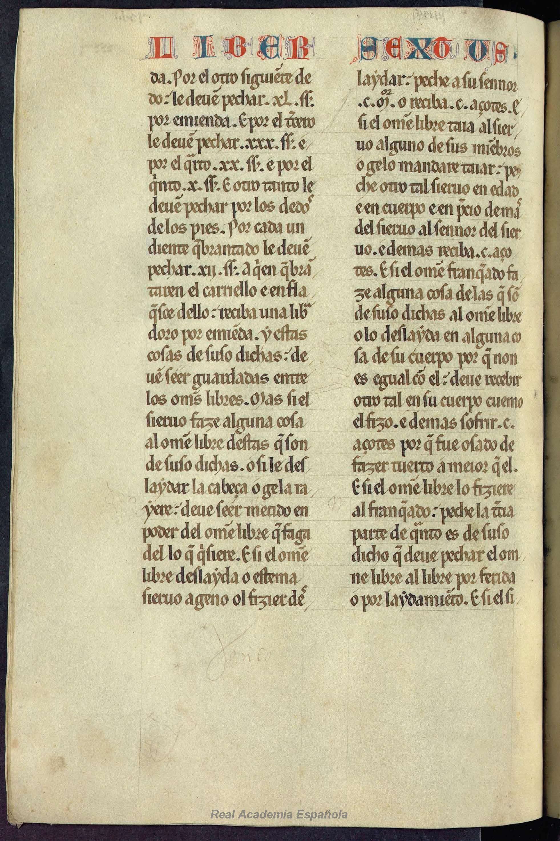 Folio 260 — RAE 54, Libro 6