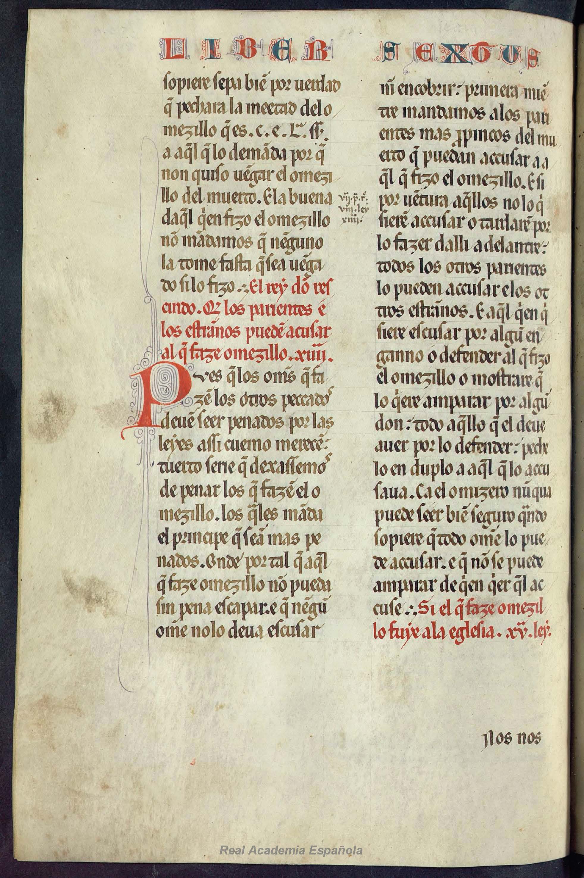 Folio 274 — RAE 54, Libro 6