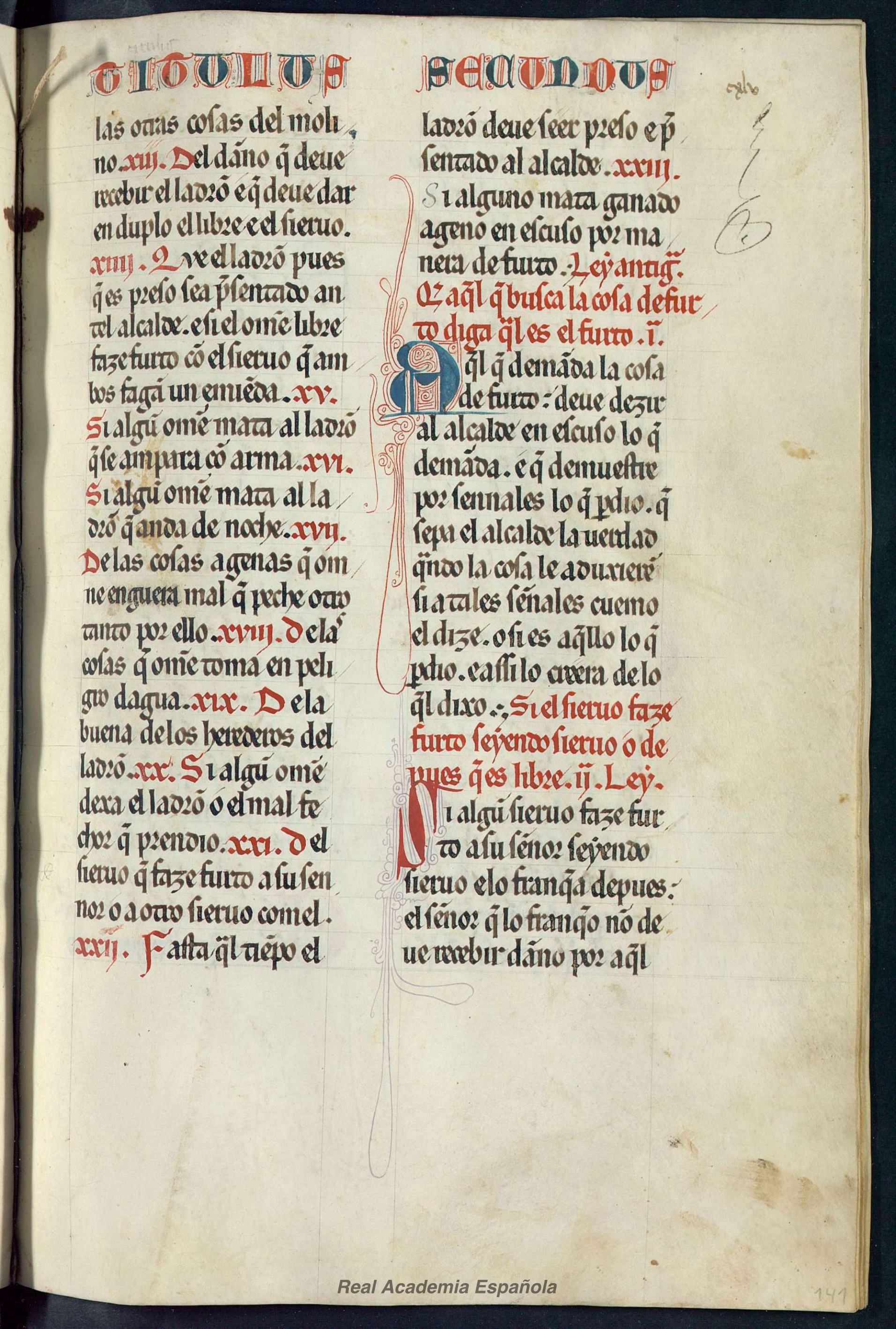 Folio 283 — RAE 54, Libro 7
