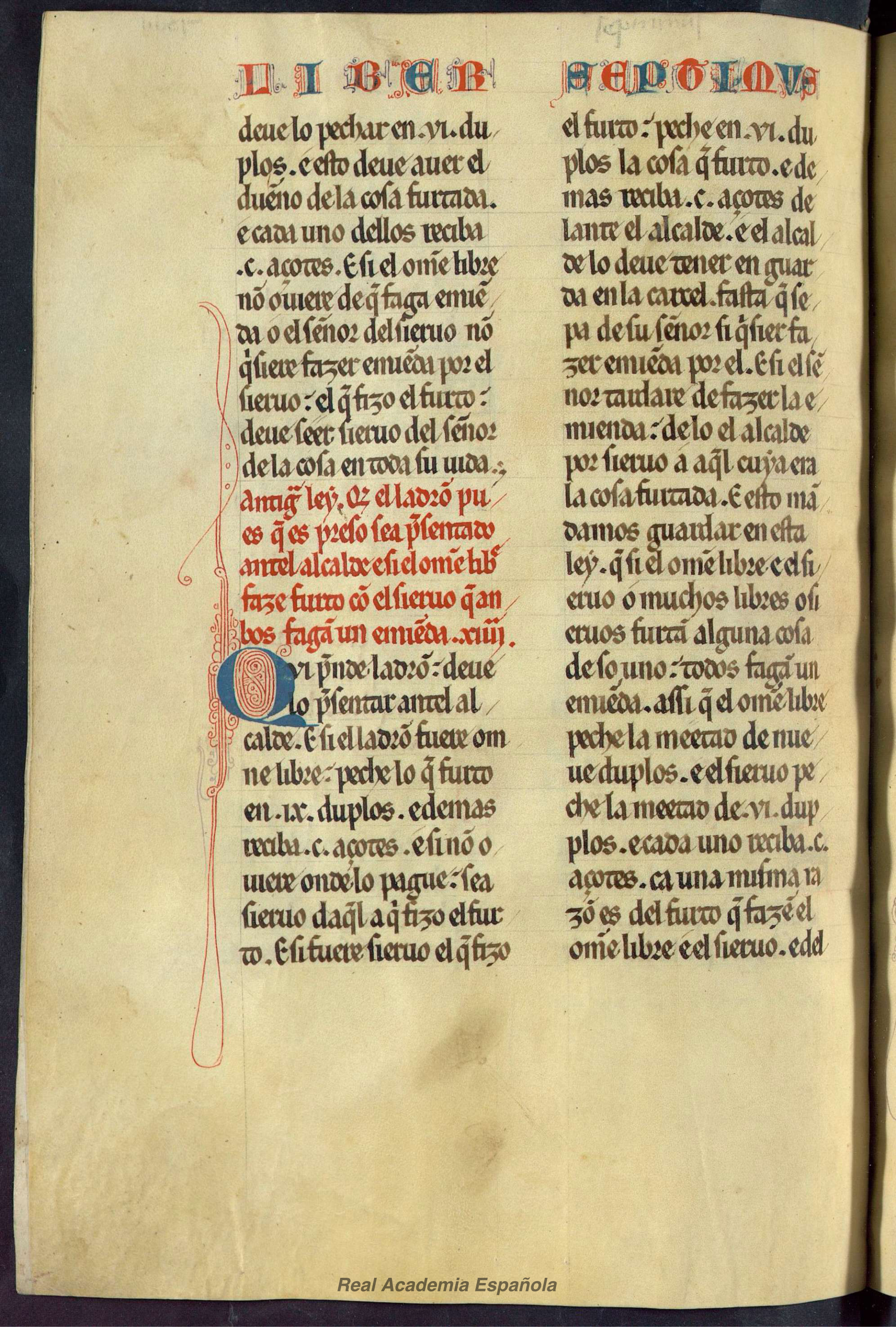 Folio 288 — RAE 54, Libro 7