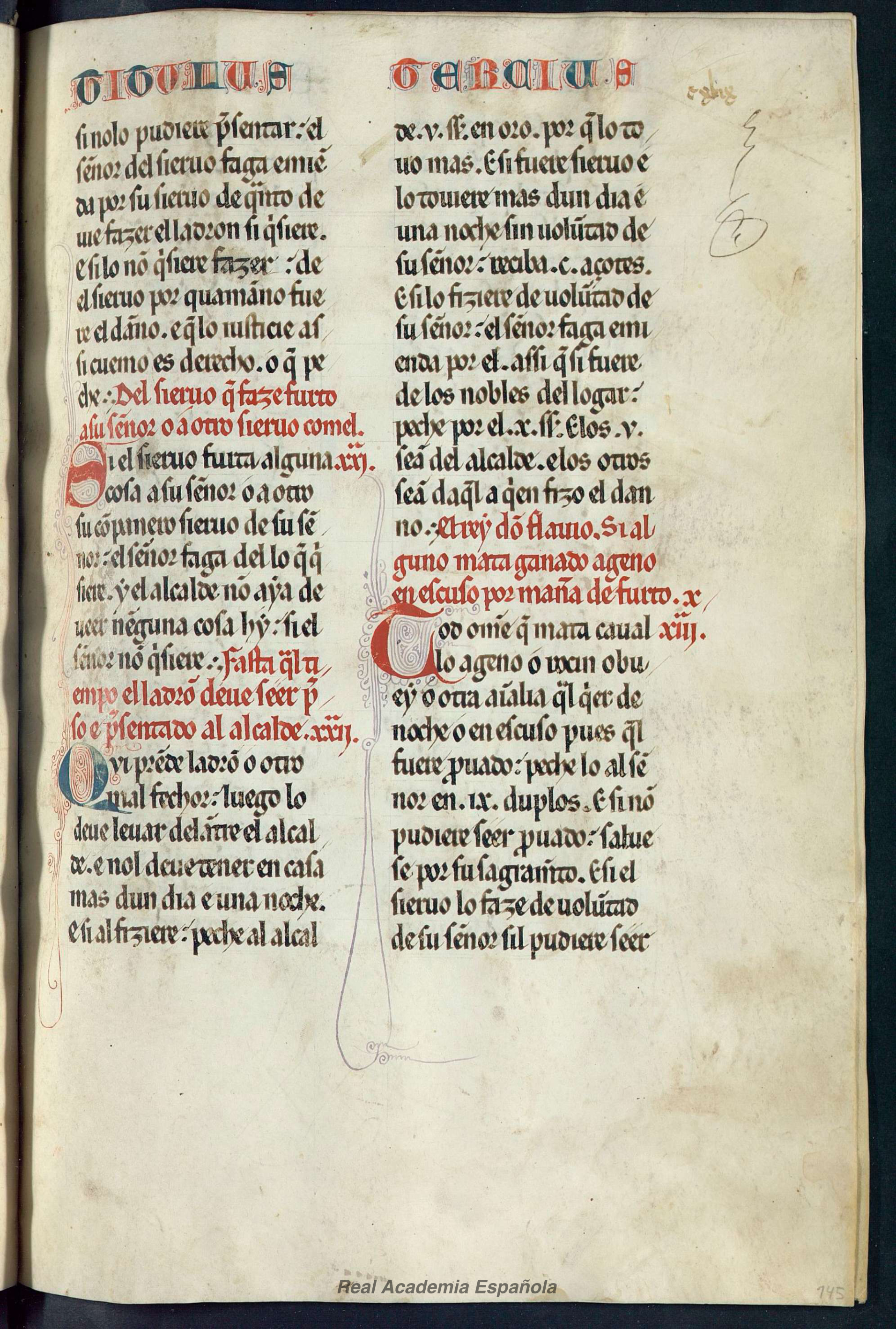 Folio 291 — RAE 54, Libro 7