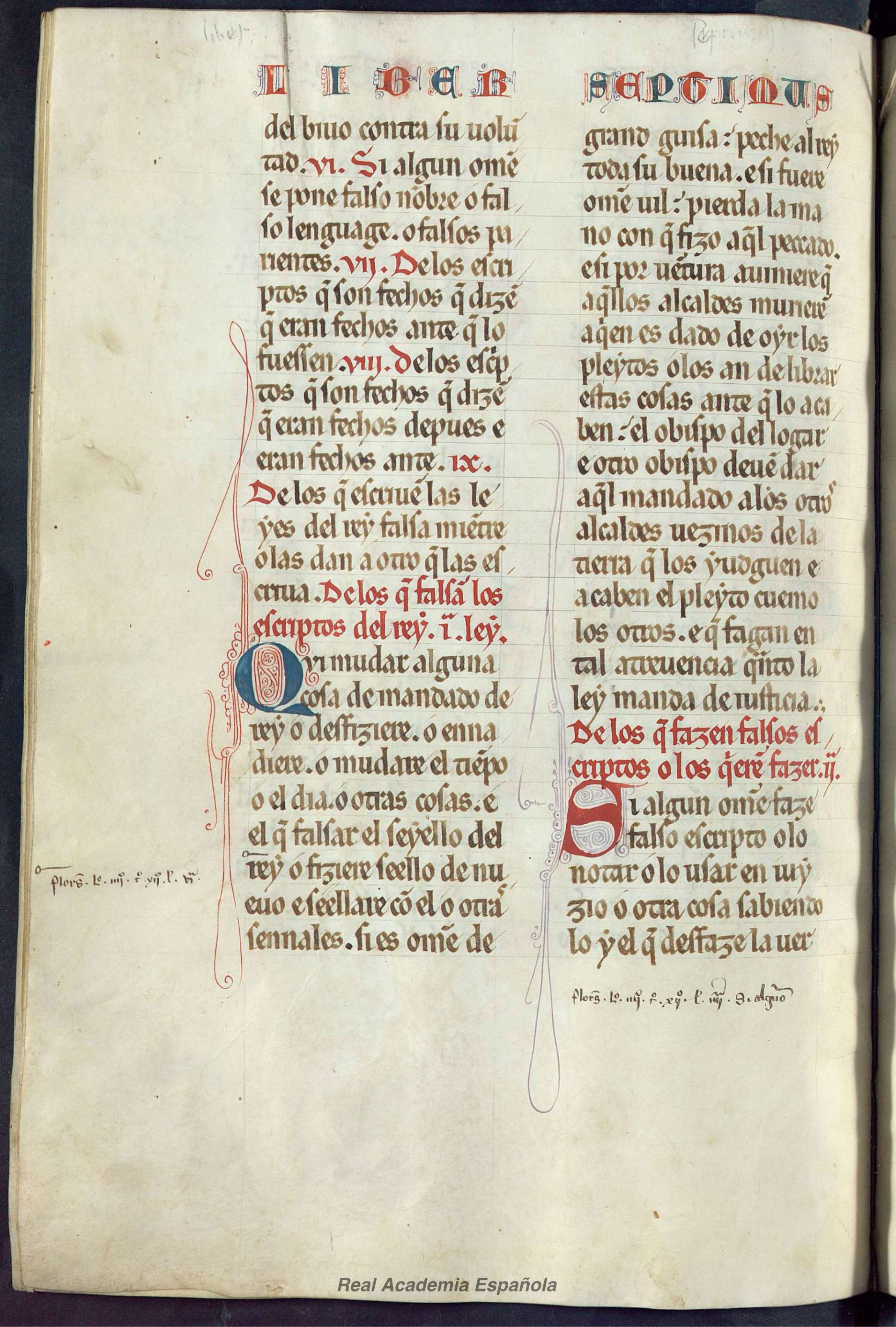 Folio 298 — RAE 54, Libro 7