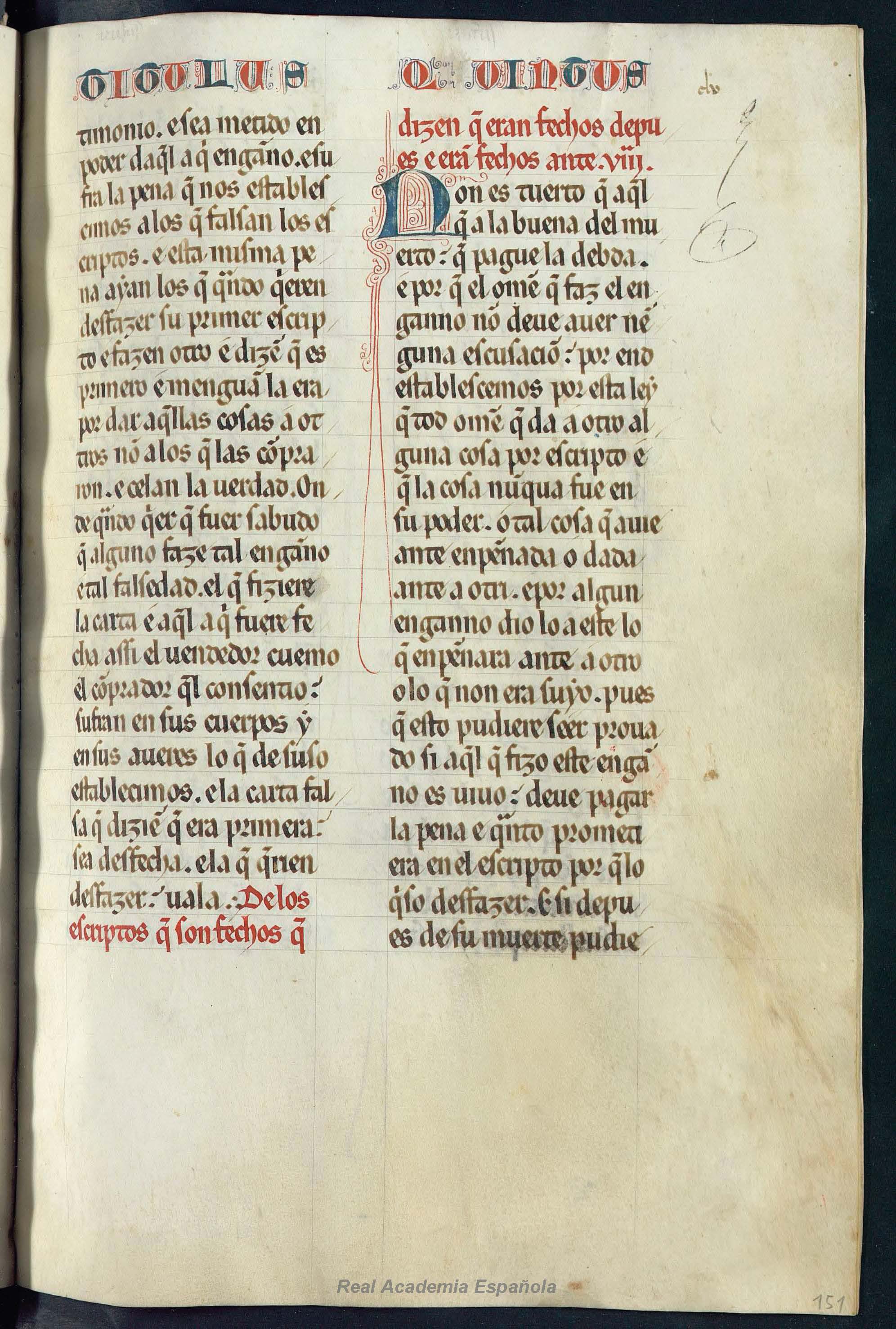 Folio 303 — RAE 54, Libro 7