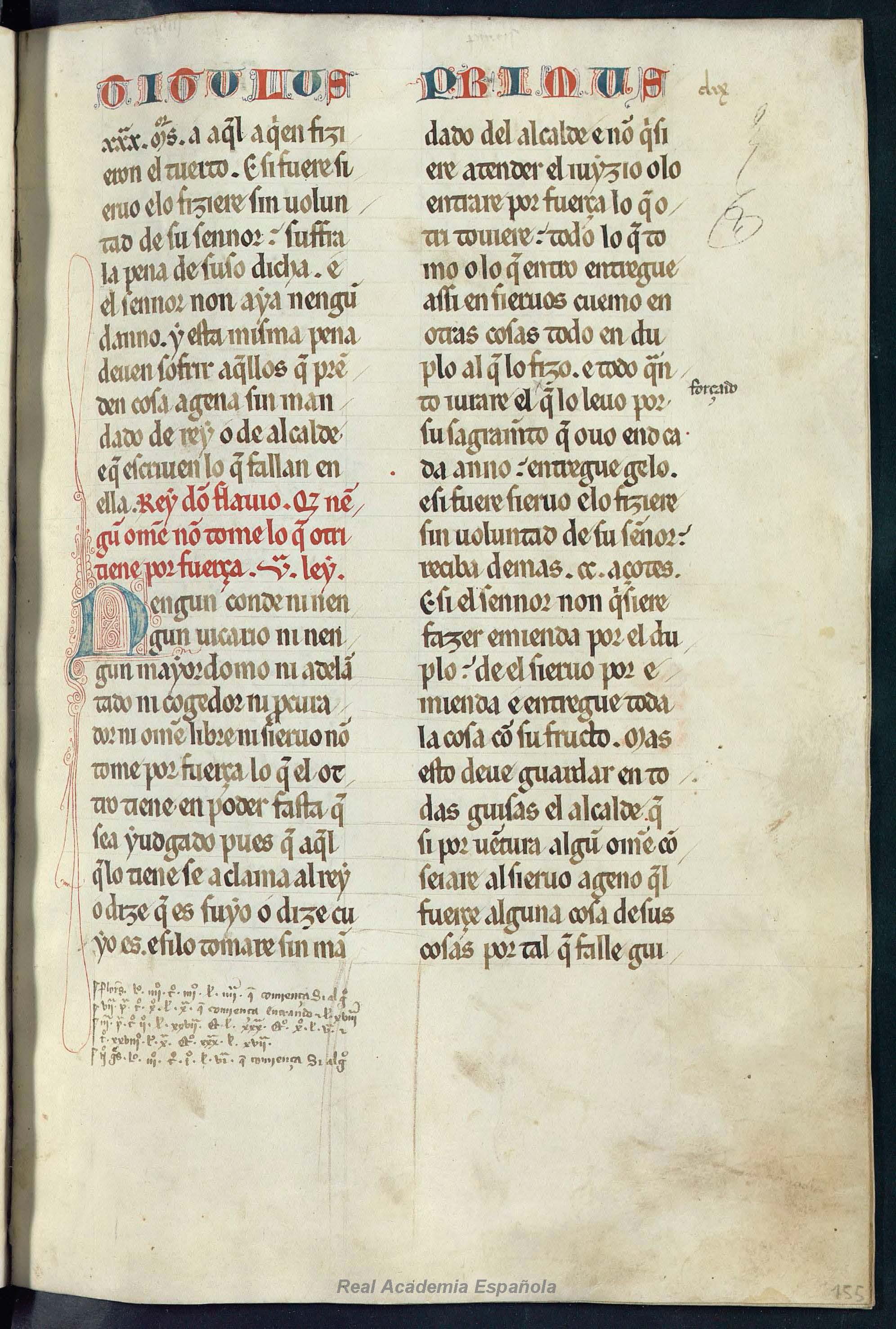 Folio 311 — RAE 54, Libro 8