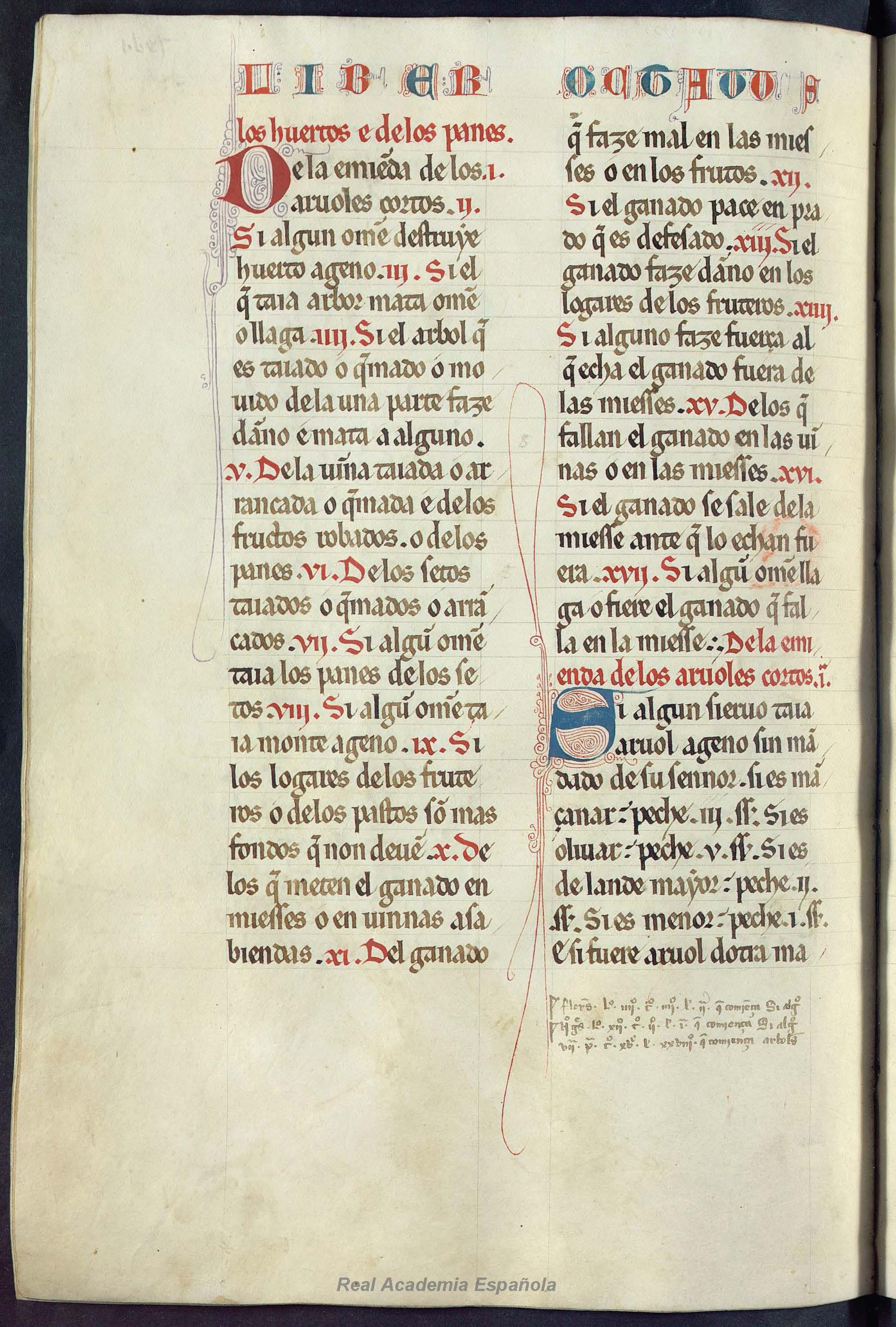 Folio 318 — RAE 54, Libro 8