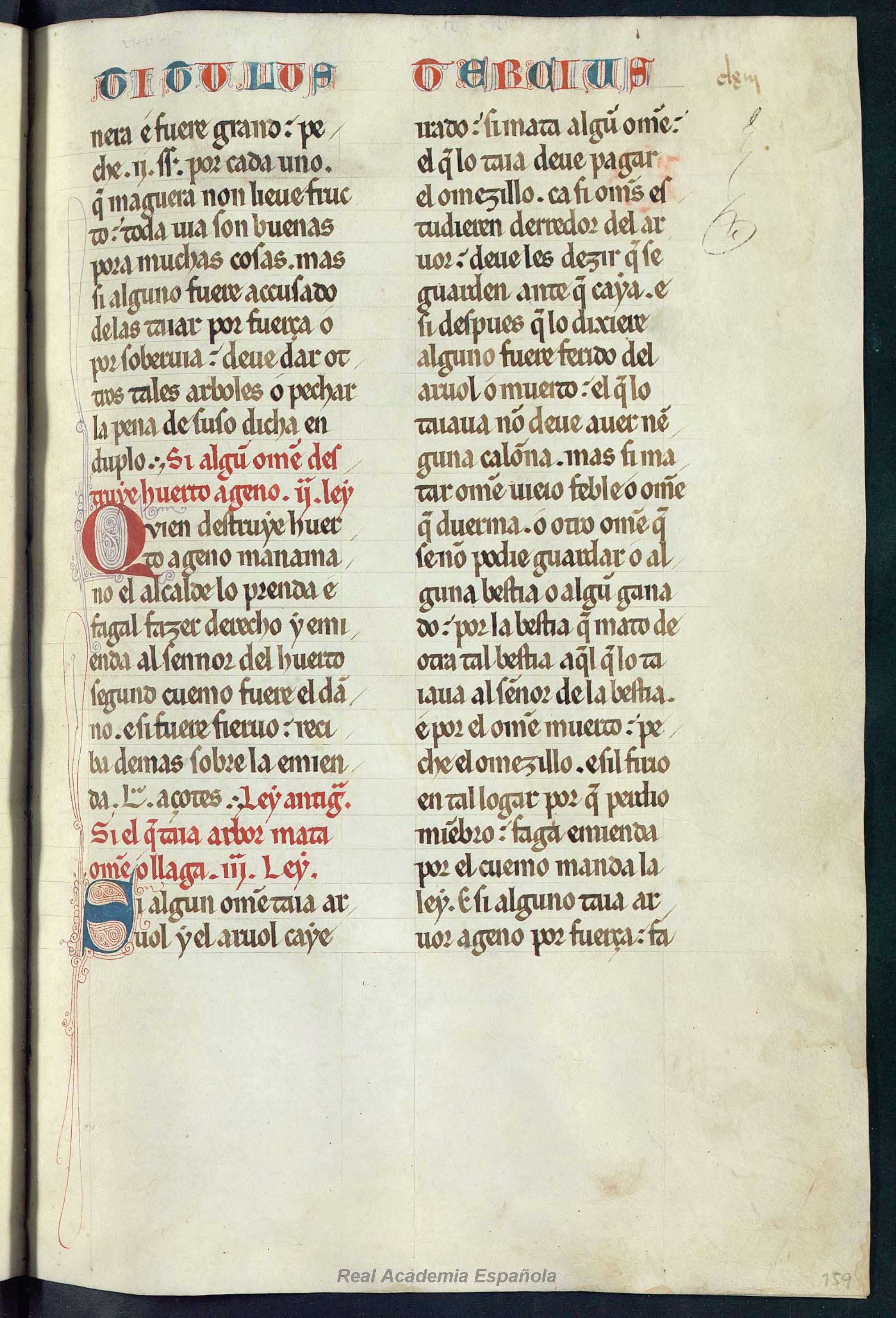 Folio 319 — RAE 54, Libro 8