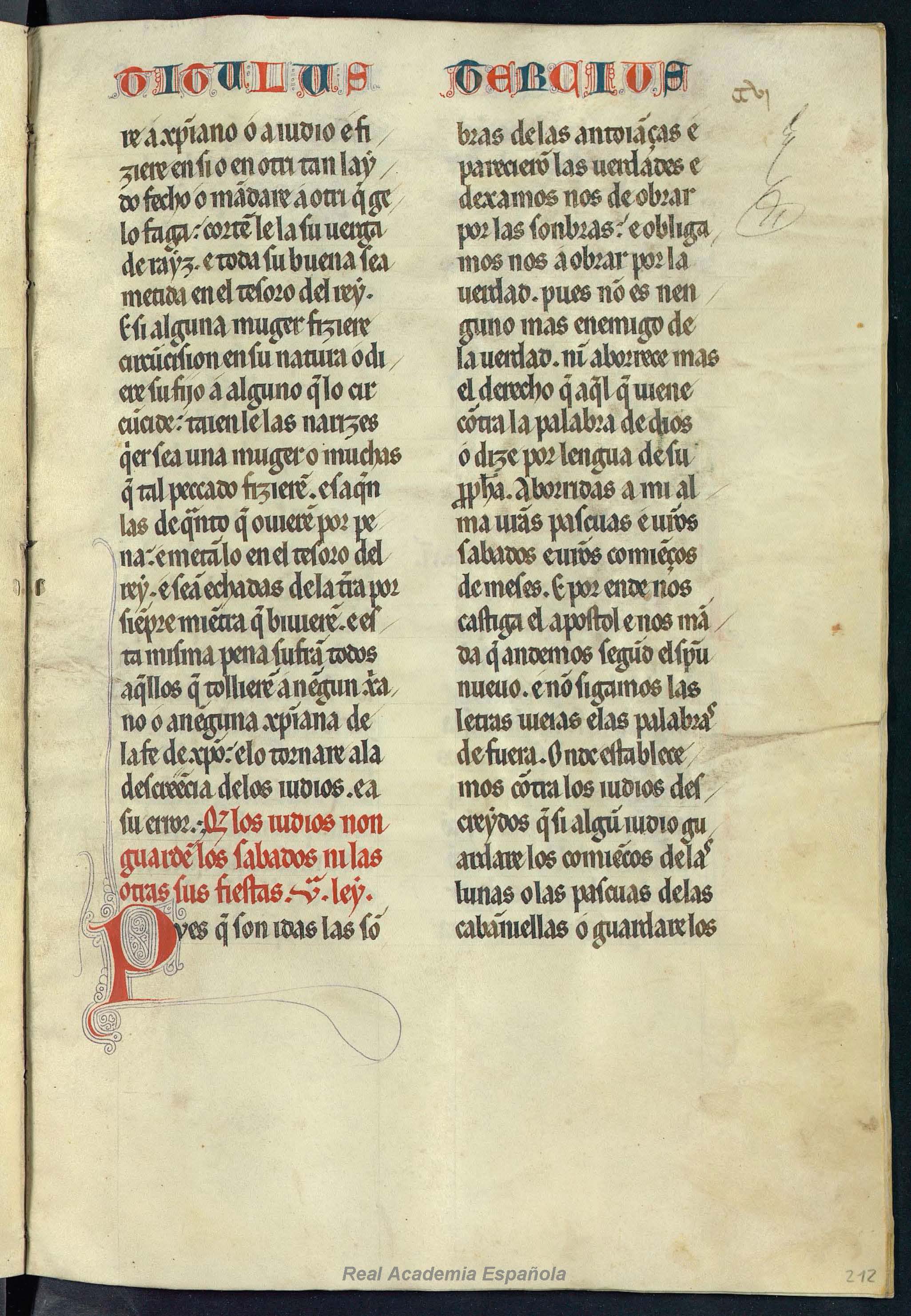 Folio 397 — RAE 54, Libro 12