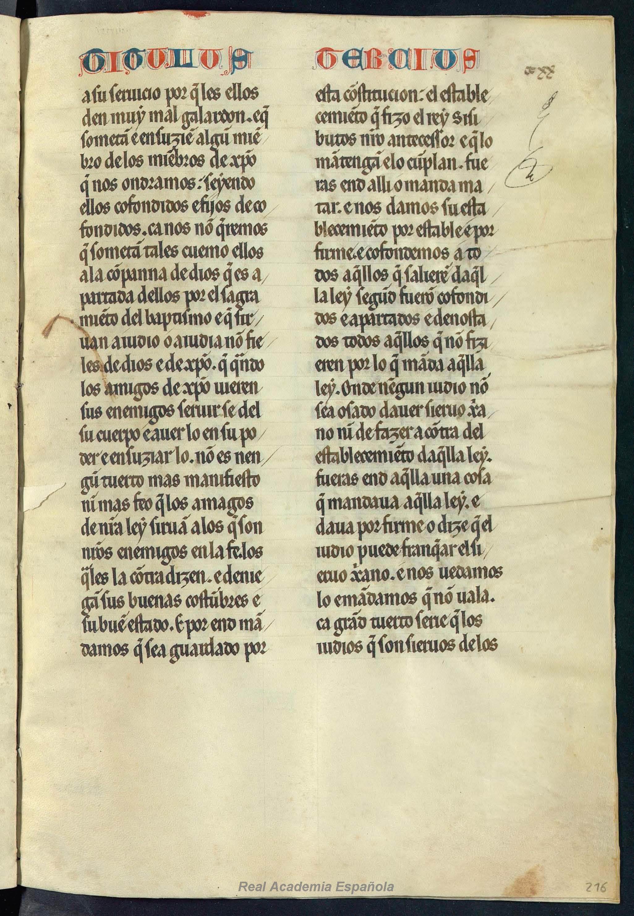 Folio 397 — RAE 54, Libro 12