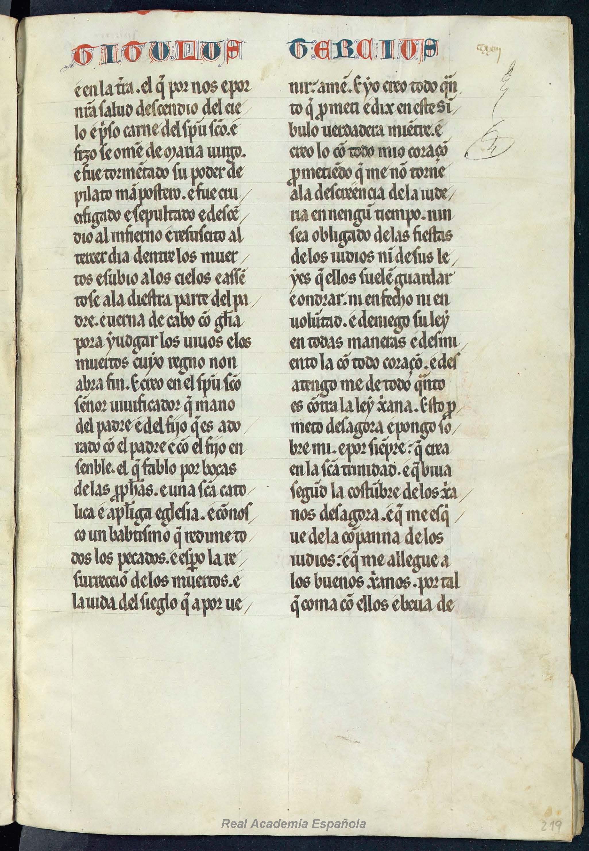 Folio 397 — RAE 54, Libro 12