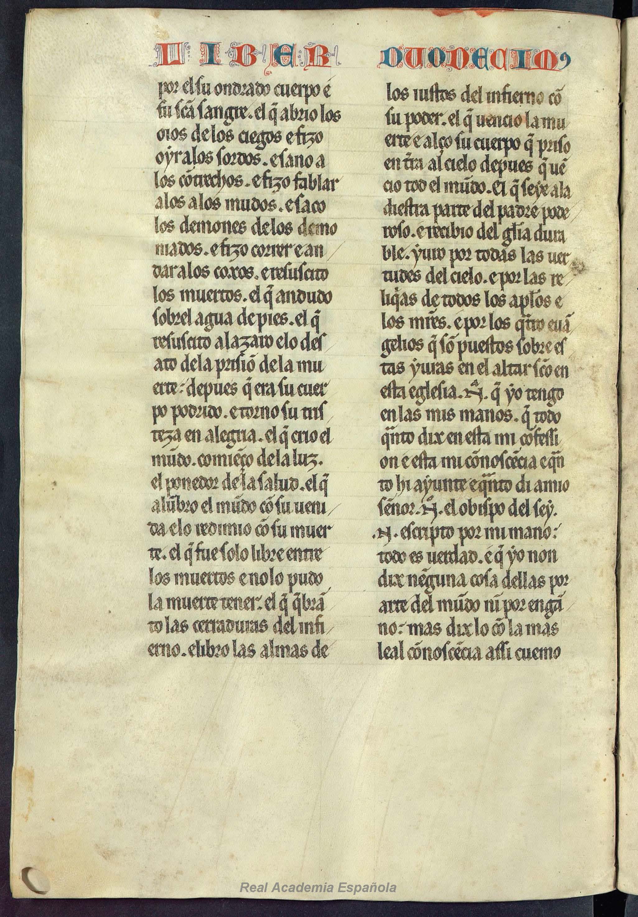 Folio 397 — RAE 54, Libro 12